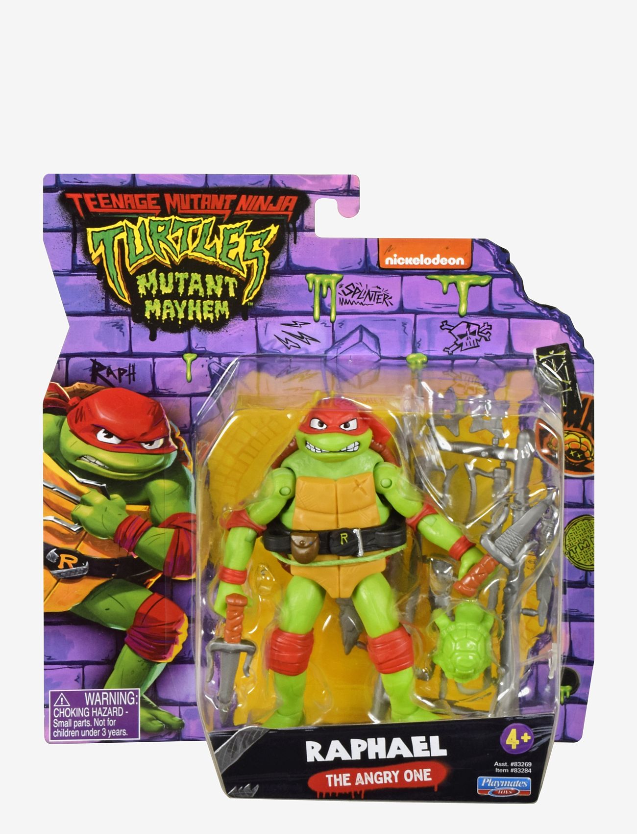Ninja Turtles - Turtles Mutant Mayhem Basic Figures Raphael - actionfigurer - multi - 1