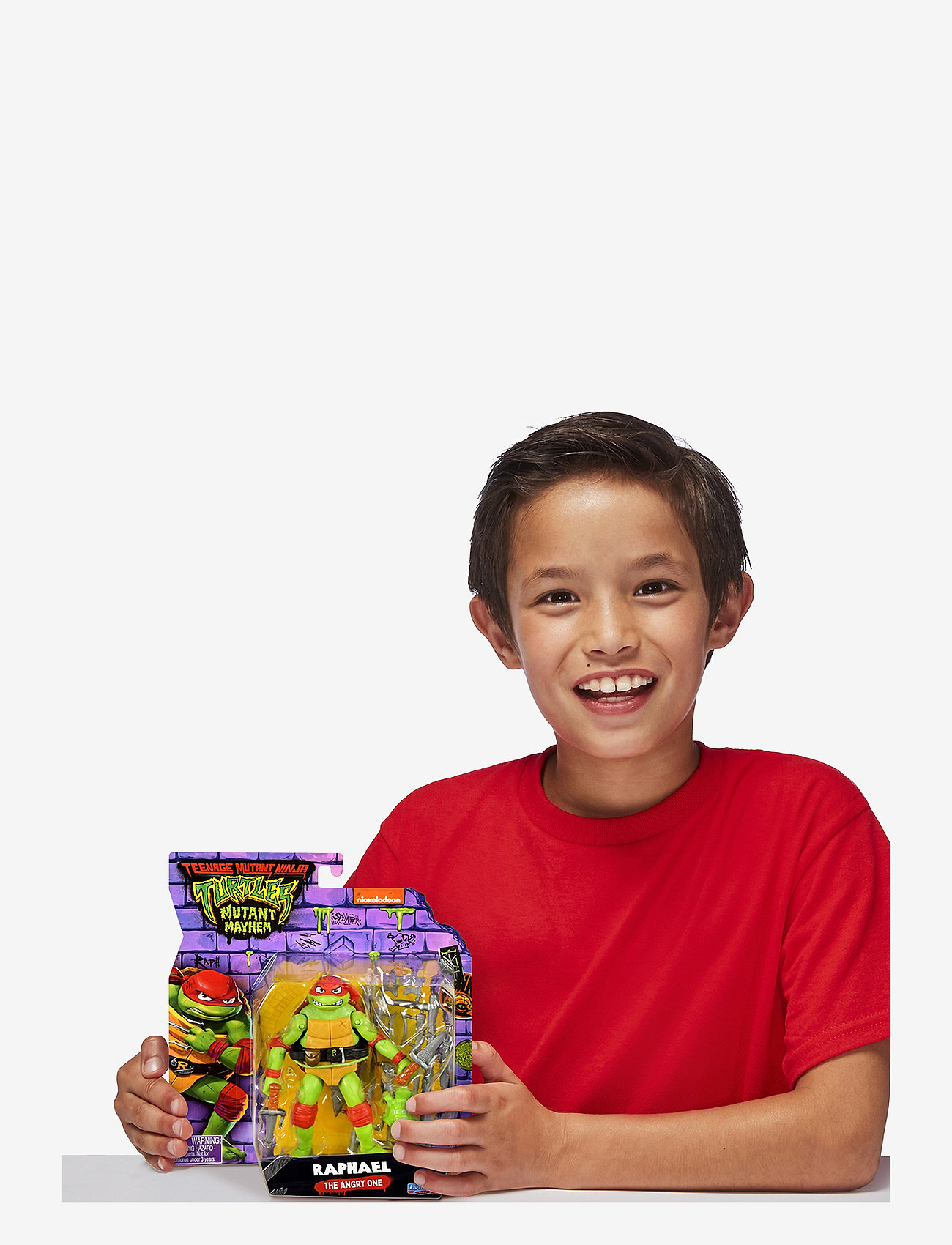 Ninja Turtles - Turtles Mutant Mayhem Basic Figures Raphael - actionfigurer - multi - 5