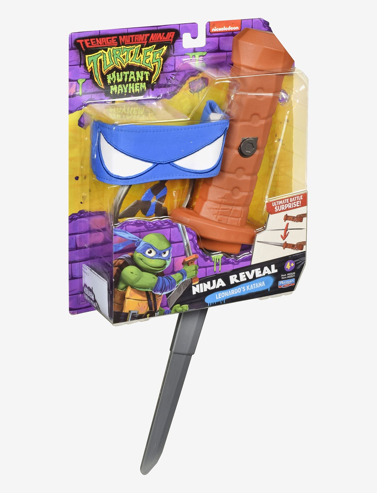 Ninja Turtles - Turtles Mutant Mayhem Basic Roleplay Leonardo - kostumetilbehør - multi - 1