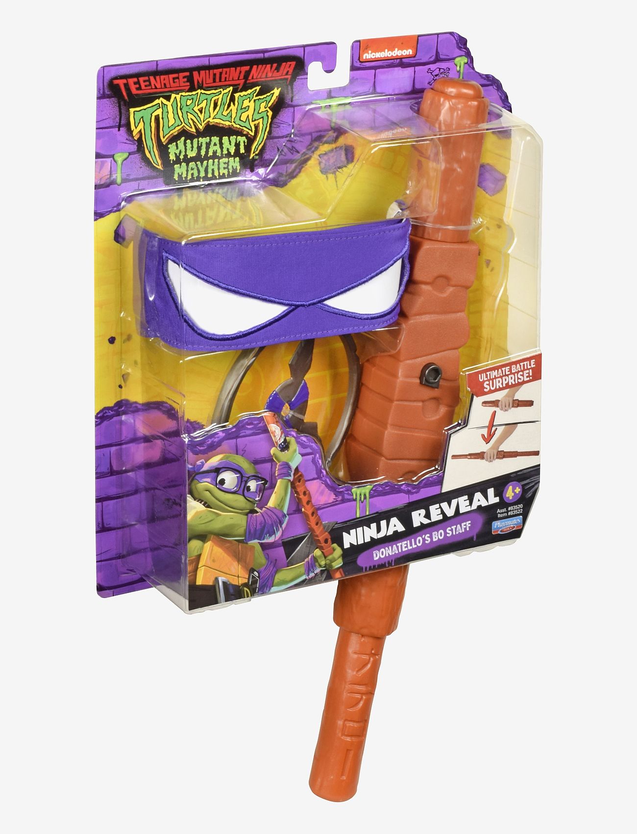 Ninja Turtles - Turtles Mutant Mayhem Basic Roleplay Donatello - maskeradtillbehör - multi - 1