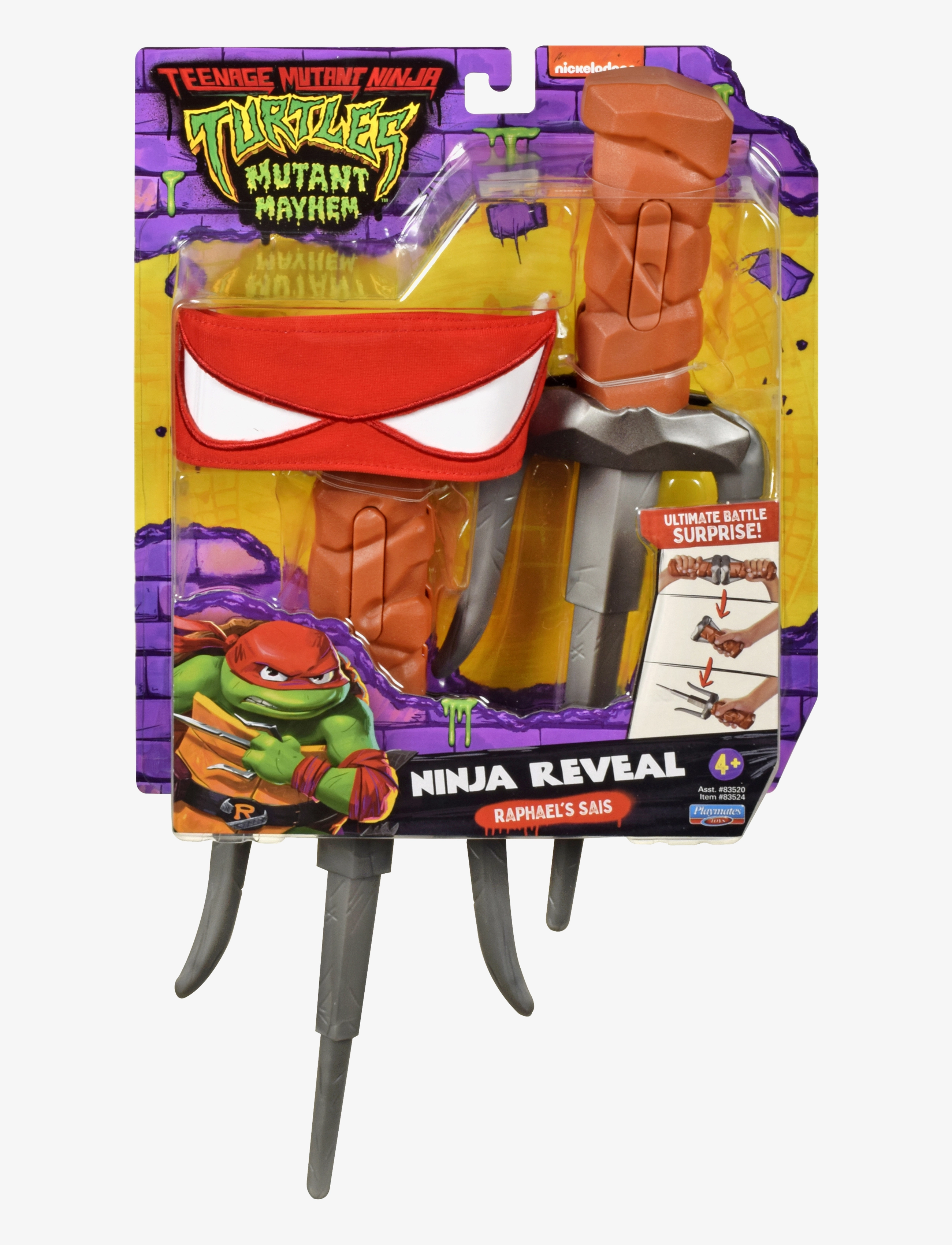 Ninja Turtles Turtles Mutant Mayhem Basic Roleplay Raphael - 4 for 3 - MULTI / multi