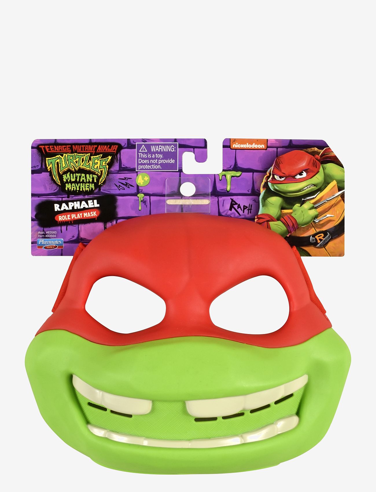 Ninja Turtles - Turtles Mutant Mayhem Raphael Mask - kostumetilbehør - multi - 0