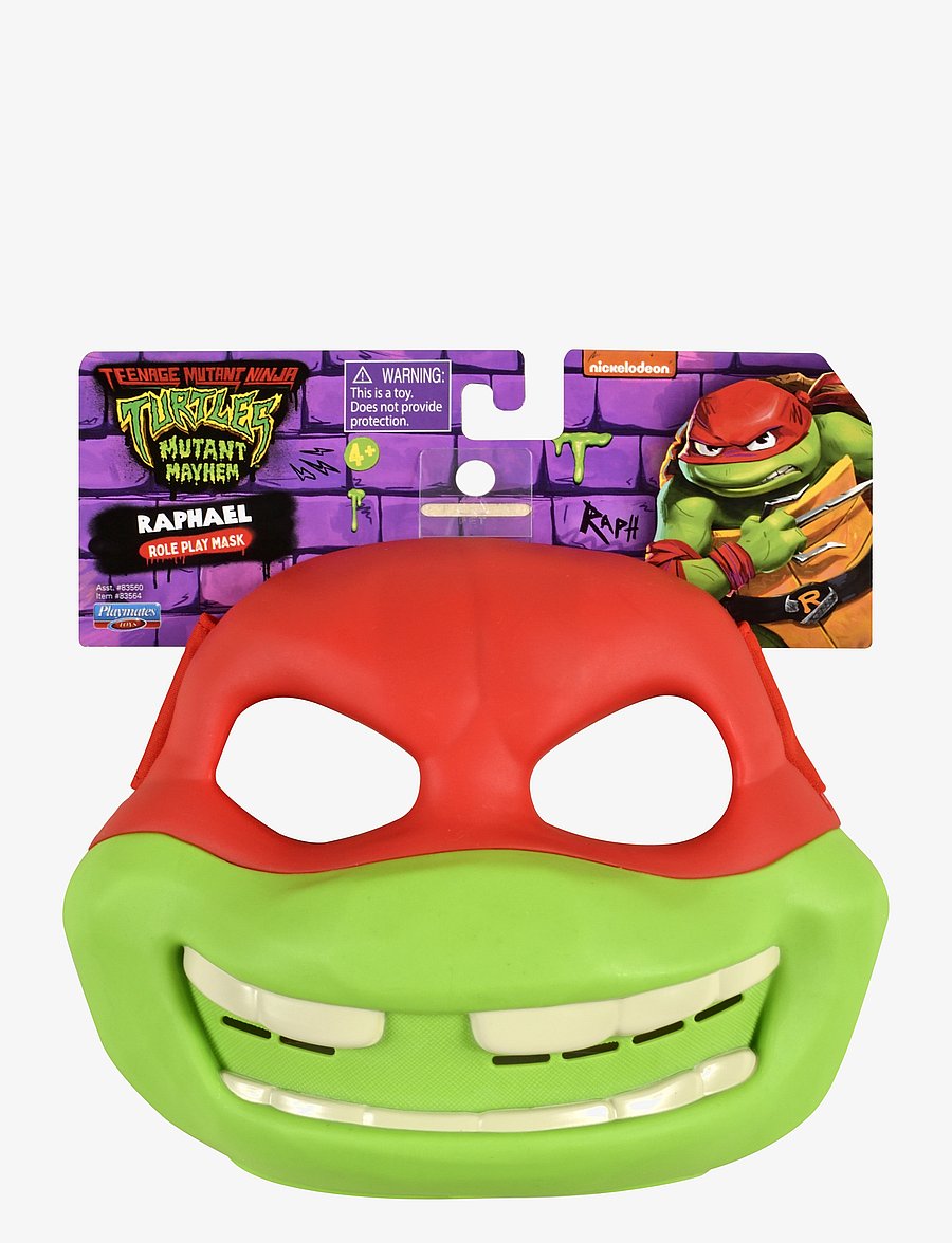 Ninja Turtles - Turtles Mutant Mayhem Raphael Mask - maskeradtillbehör - multi - 0