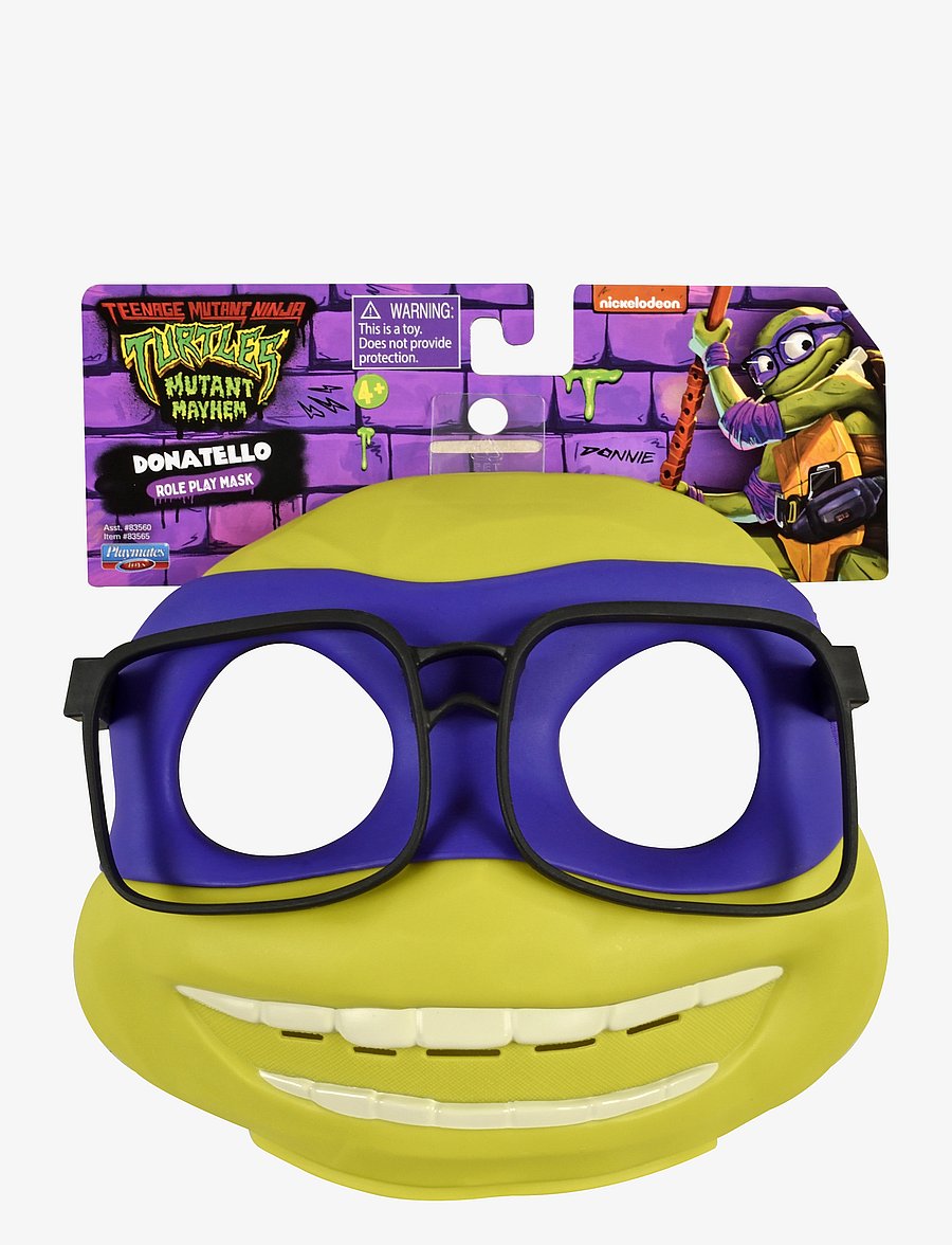 Ninja Turtles - Turtles Mutant Mayhem Donatello Mask - kostymetilbehør - multi - 0