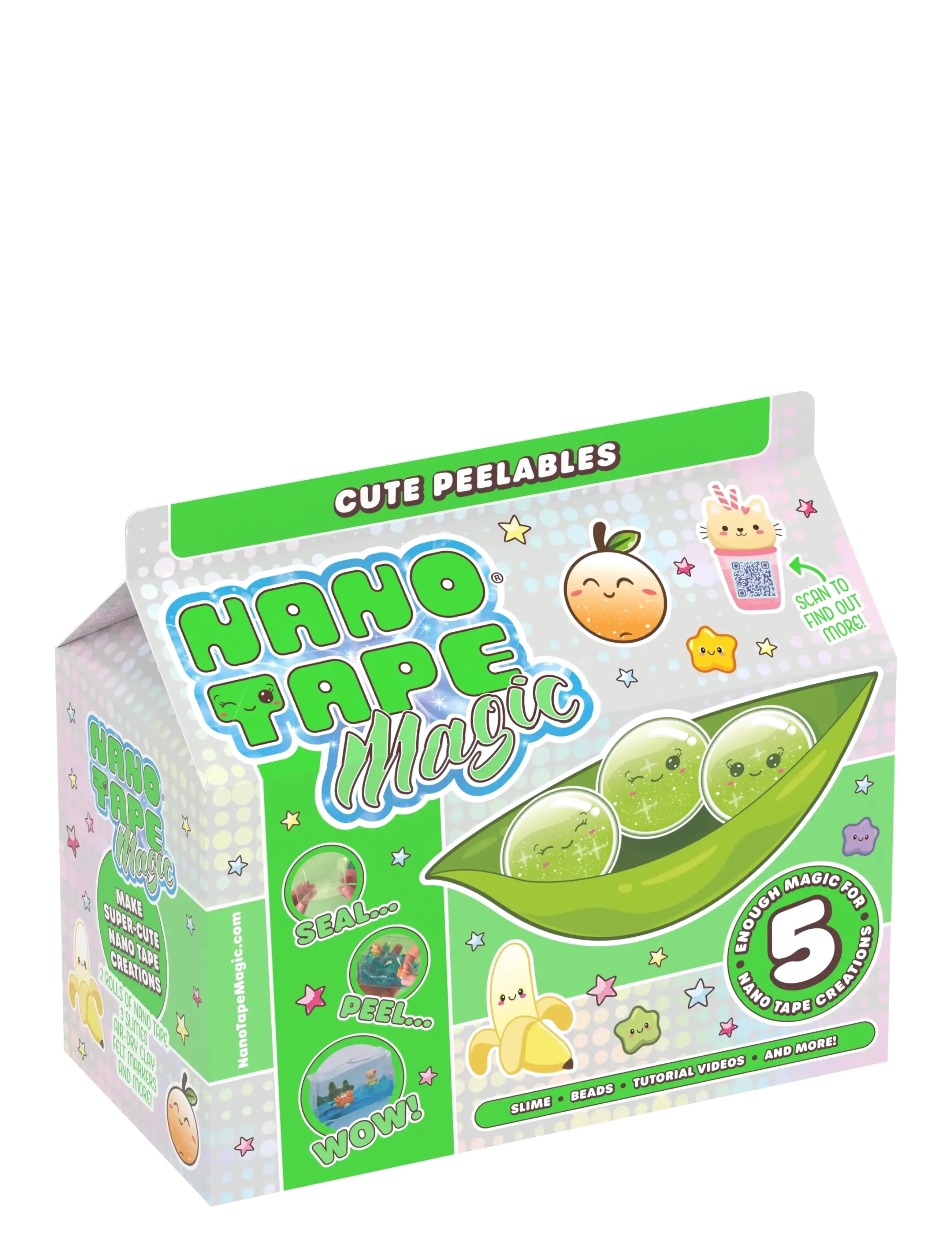 MAKI Nano Tape Magic Classic Cute Peelables, Craft Sæt, Multi/mønstret, Str: ONE SIZE