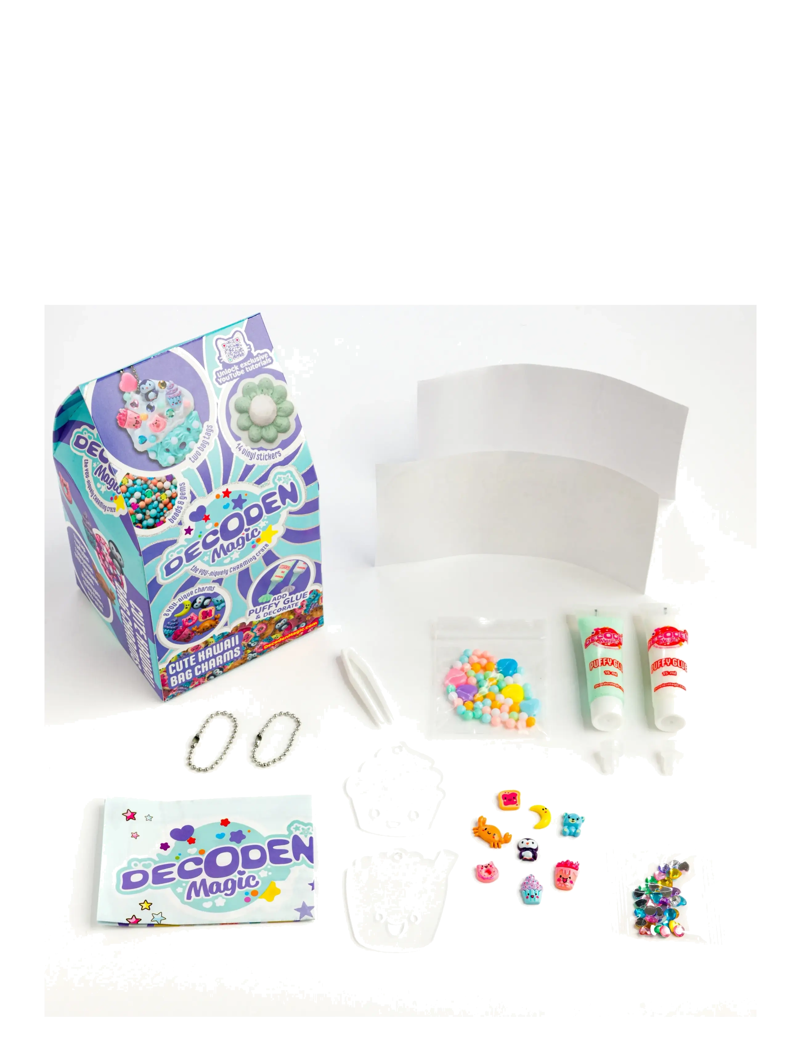 MAKI - Decoden Magic Mini Cute Kawaii Bag Charms - pysselset - multi - 1