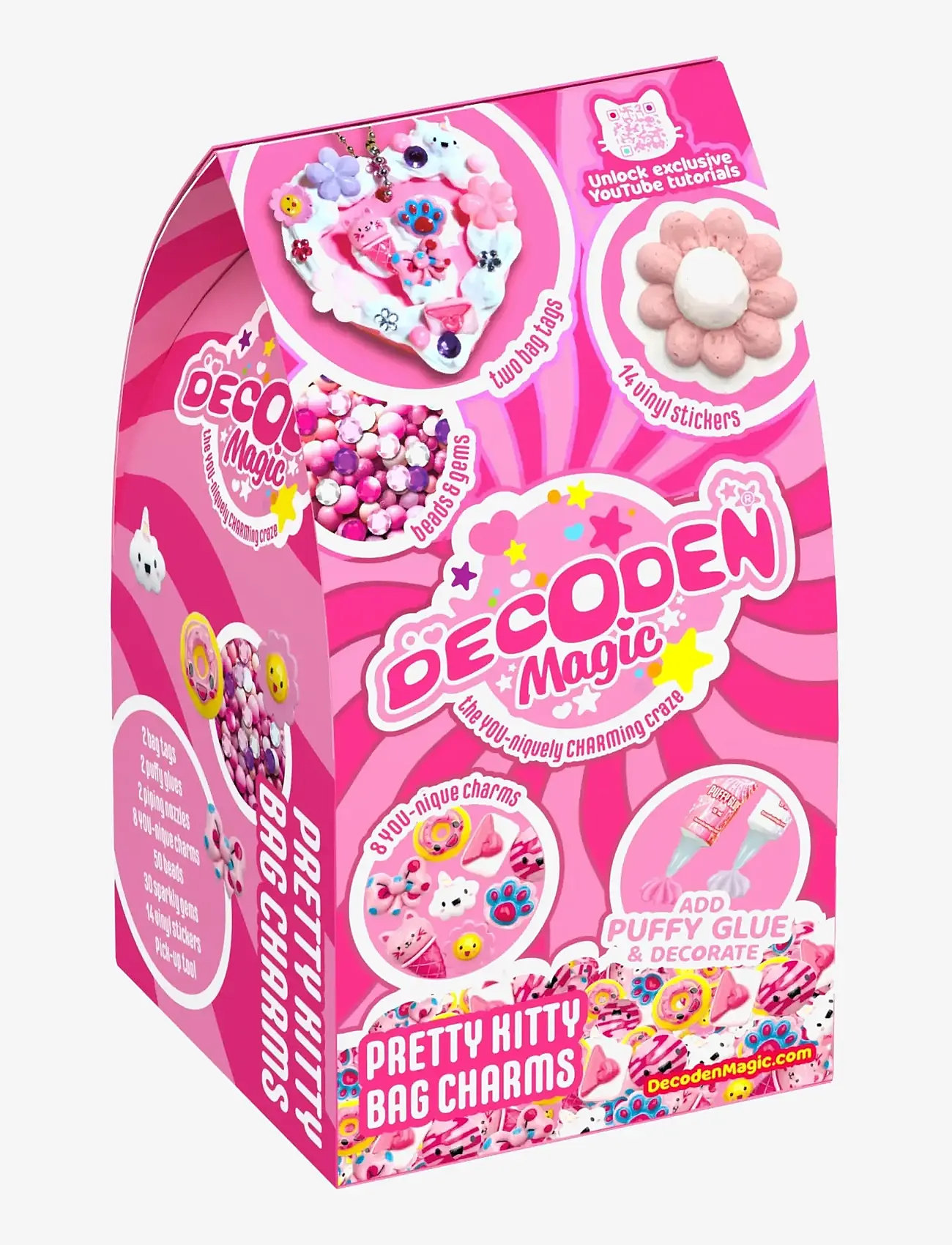 MAKI - Decoden Magic Mini Pretty Kitty Bag Charms - kreasæt - multi - 0