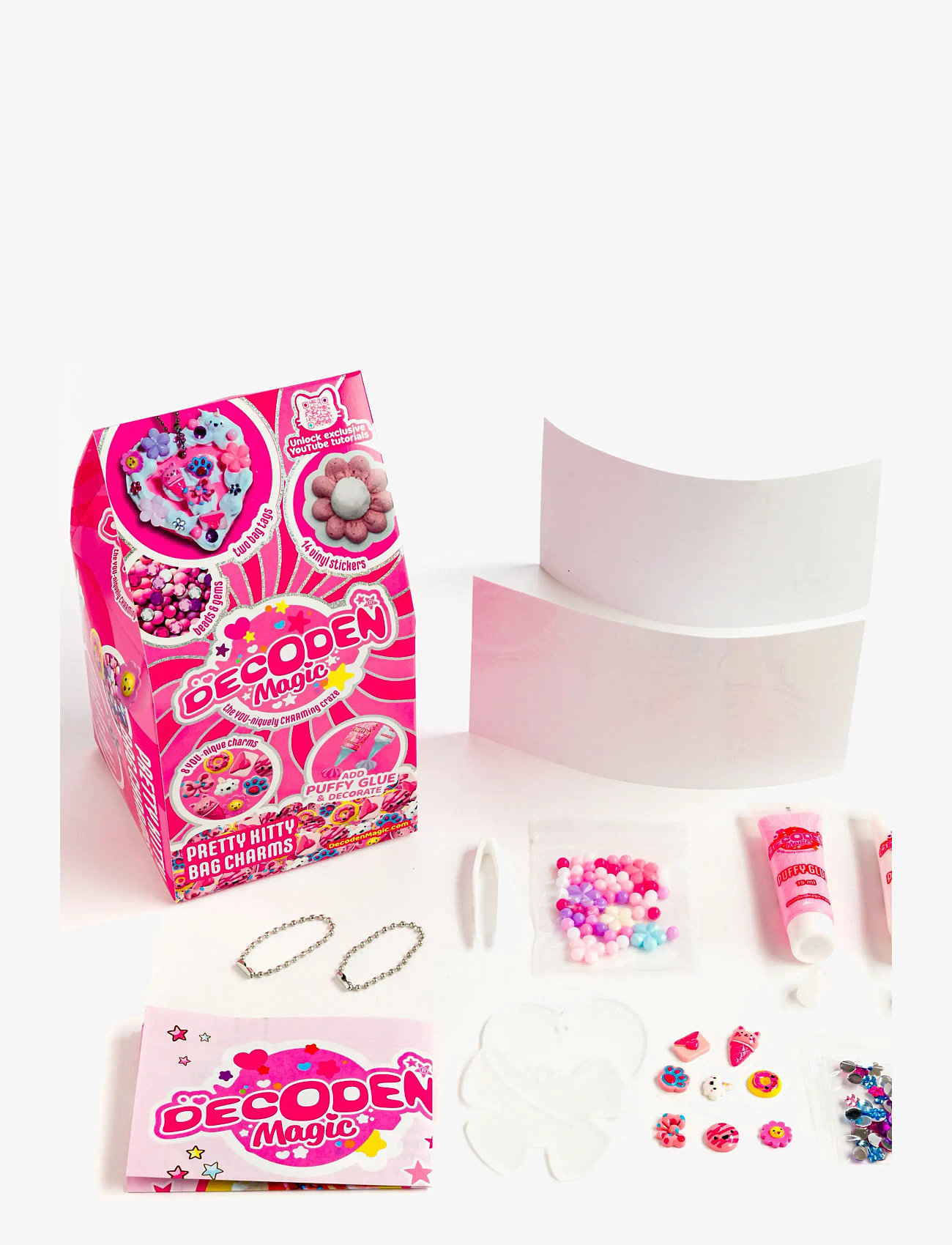 MAKI - Decoden Magic Mini Pretty Kitty Bag Charms - kreasæt - multi - 1
