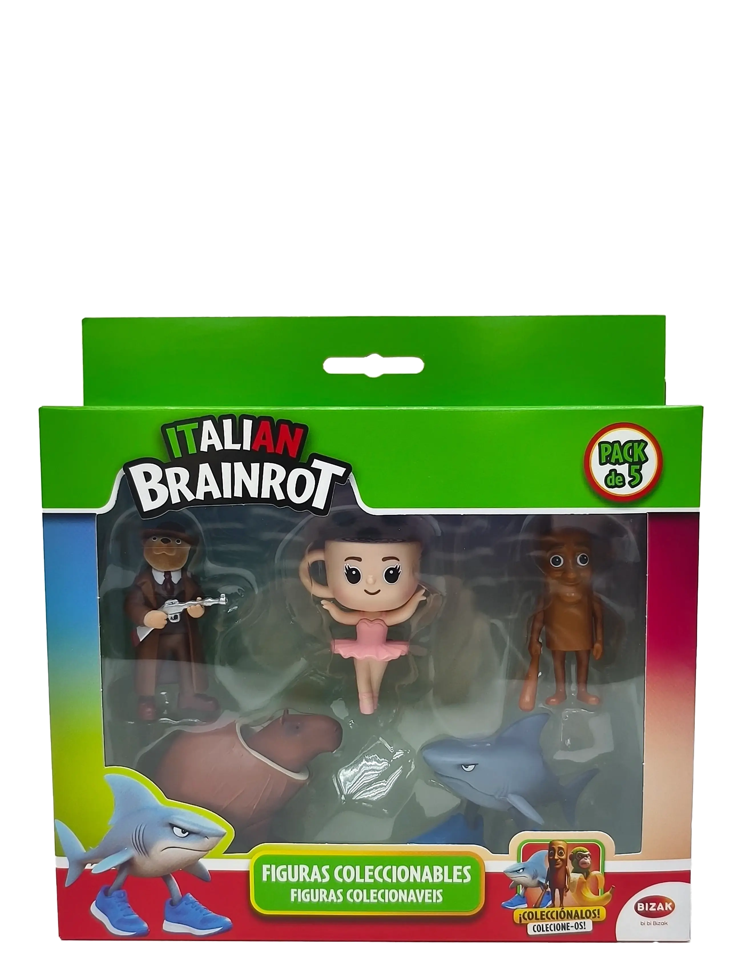 MAKI Brainrot 5 Figures Pack, 5 cm, One Size, Brown, Legesæt Og Actionfigurer > Actionfigurer, Børn