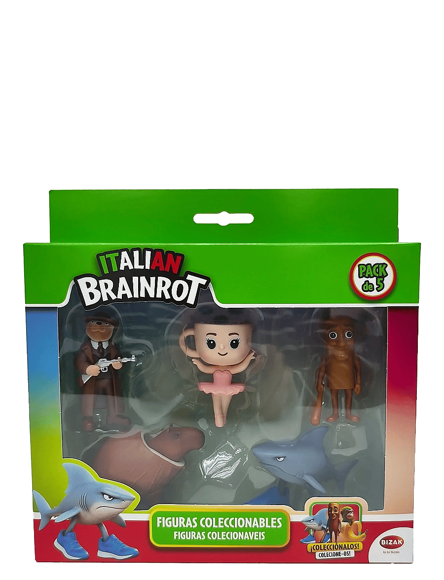 MAKI - Brainrot 5 Figures Pack, 5 cm - actionfigurer - multi - 0