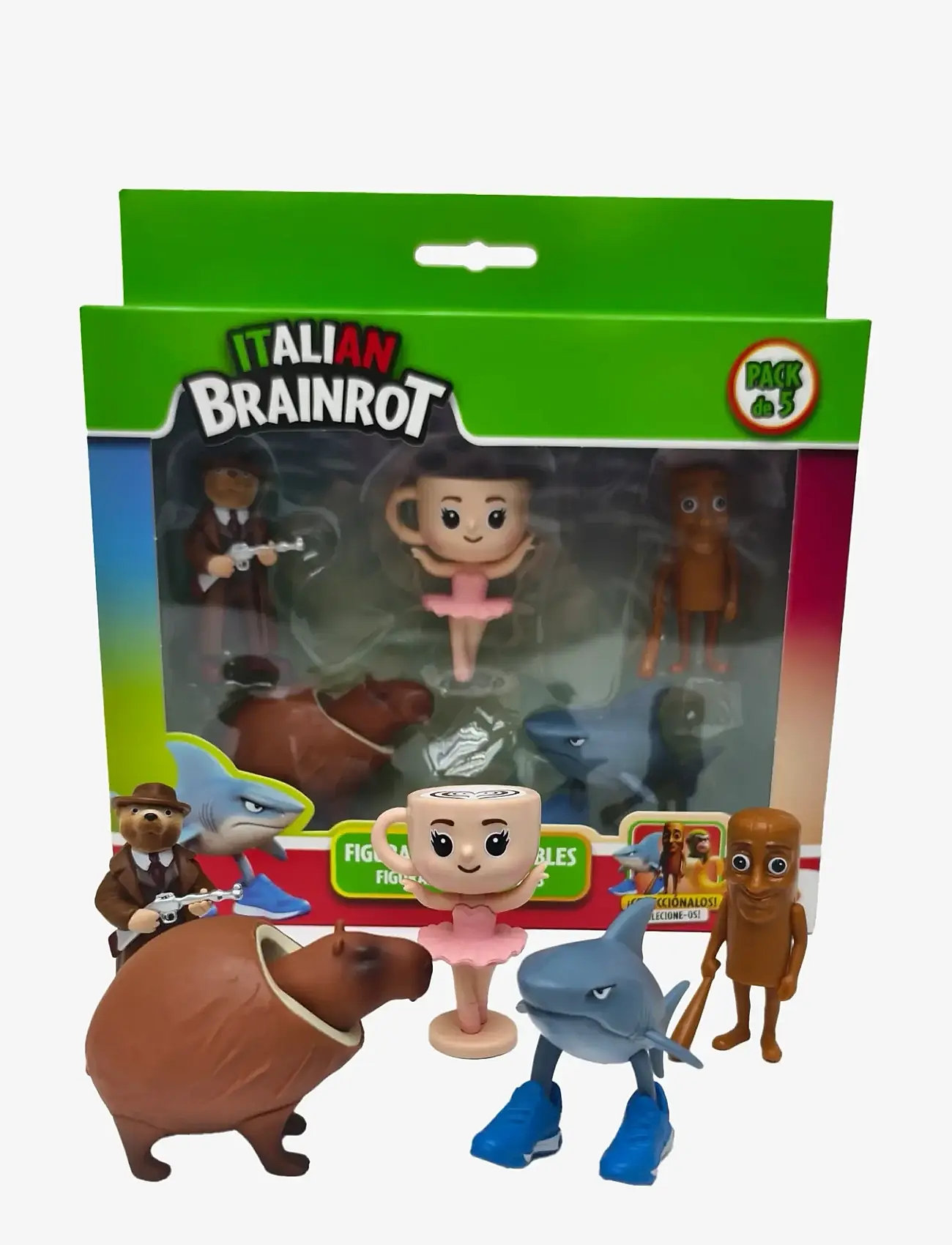 MAKI - Brainrot 5 Figures Pack, 5 cm - action-figurer - multi - 1