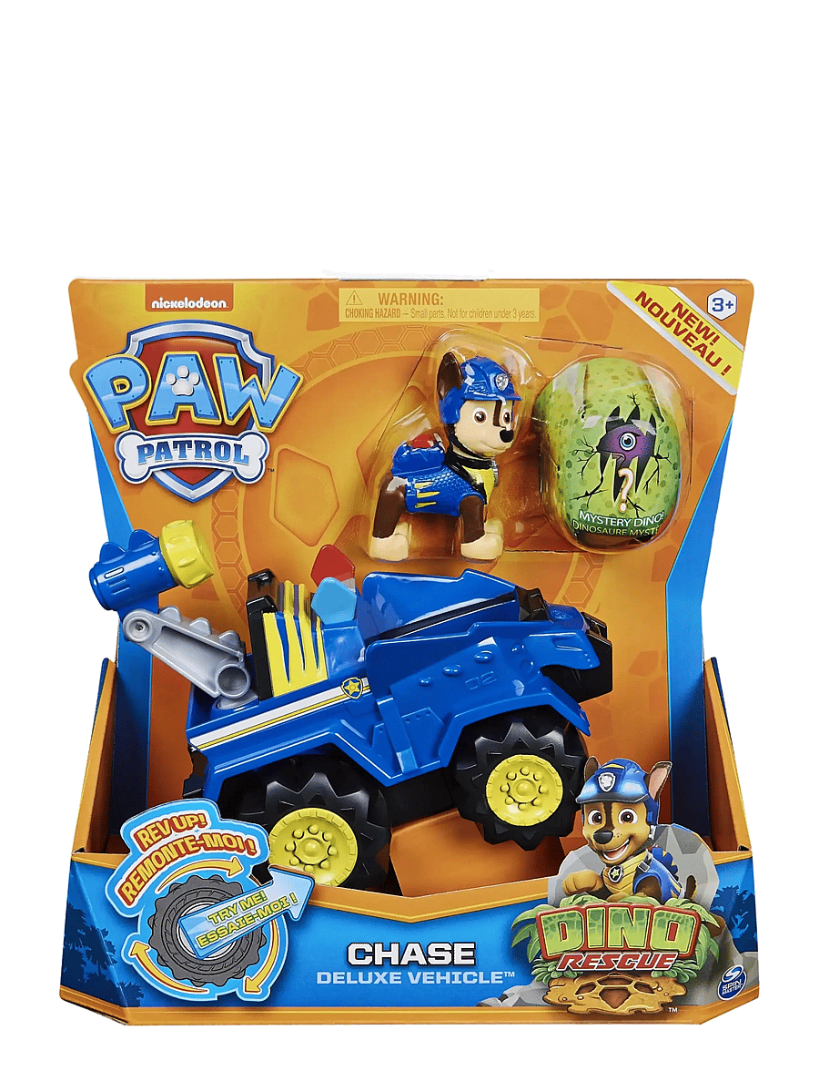 Paw Patrol - Paw Patrol Dino Deluxe Vehicles Chase - karakterer fra filmer og eventyr - muti - 0
