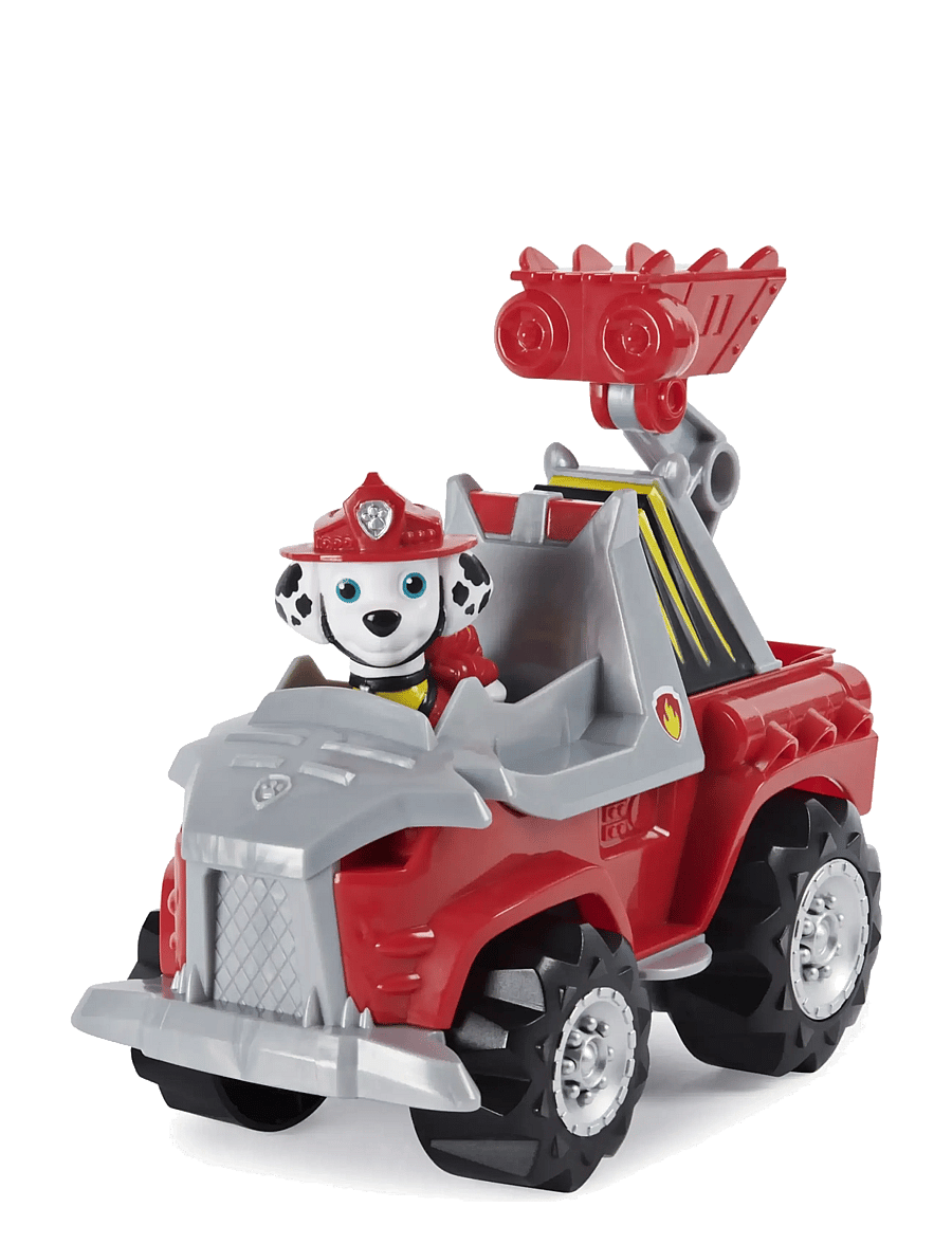 Paw Patrol - Paw Patrol Dino Deluxe Vehicles Marshall - karakterer fra filmer og eventyr - muti - 2