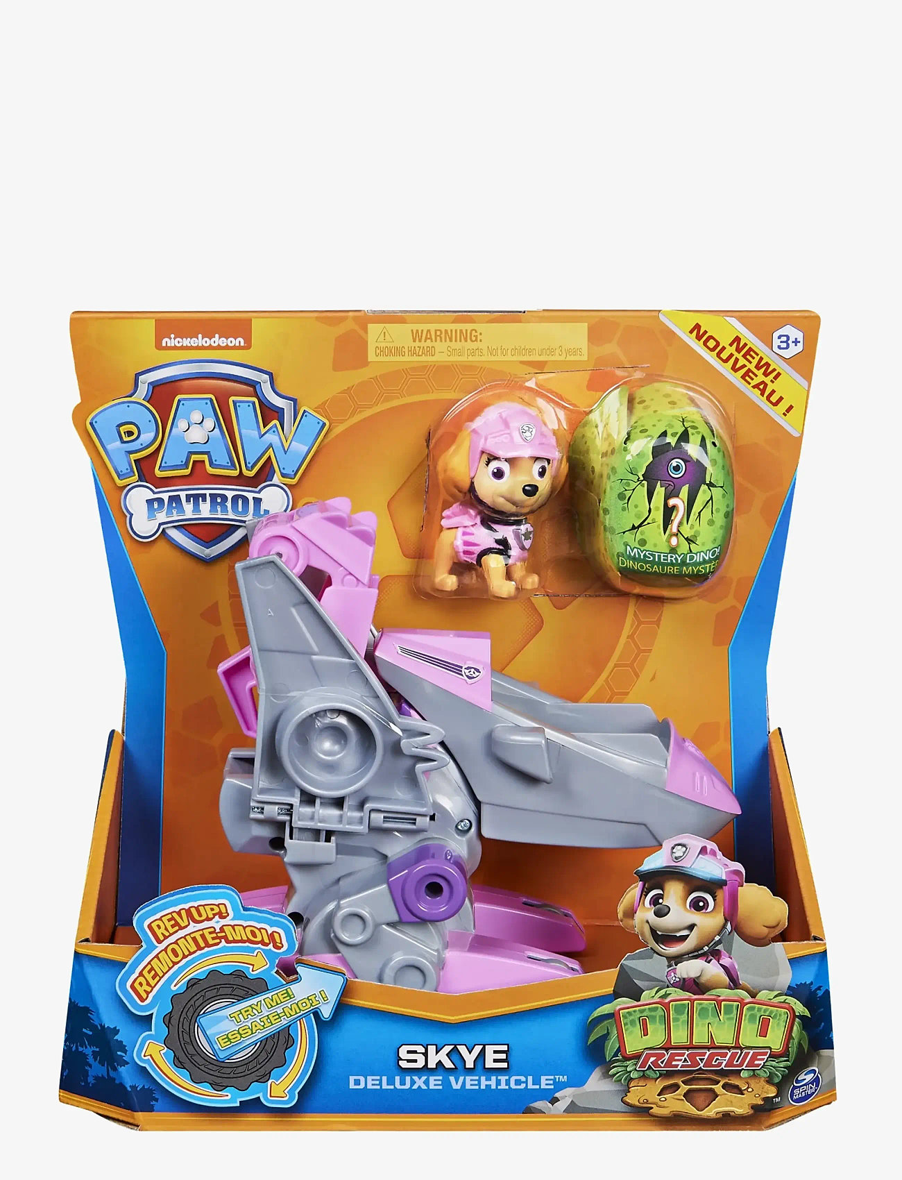 Paw Patrol - Paw Patrol Dino Deluxe Vehicles Skye - film & sagofigurer - muti - 0