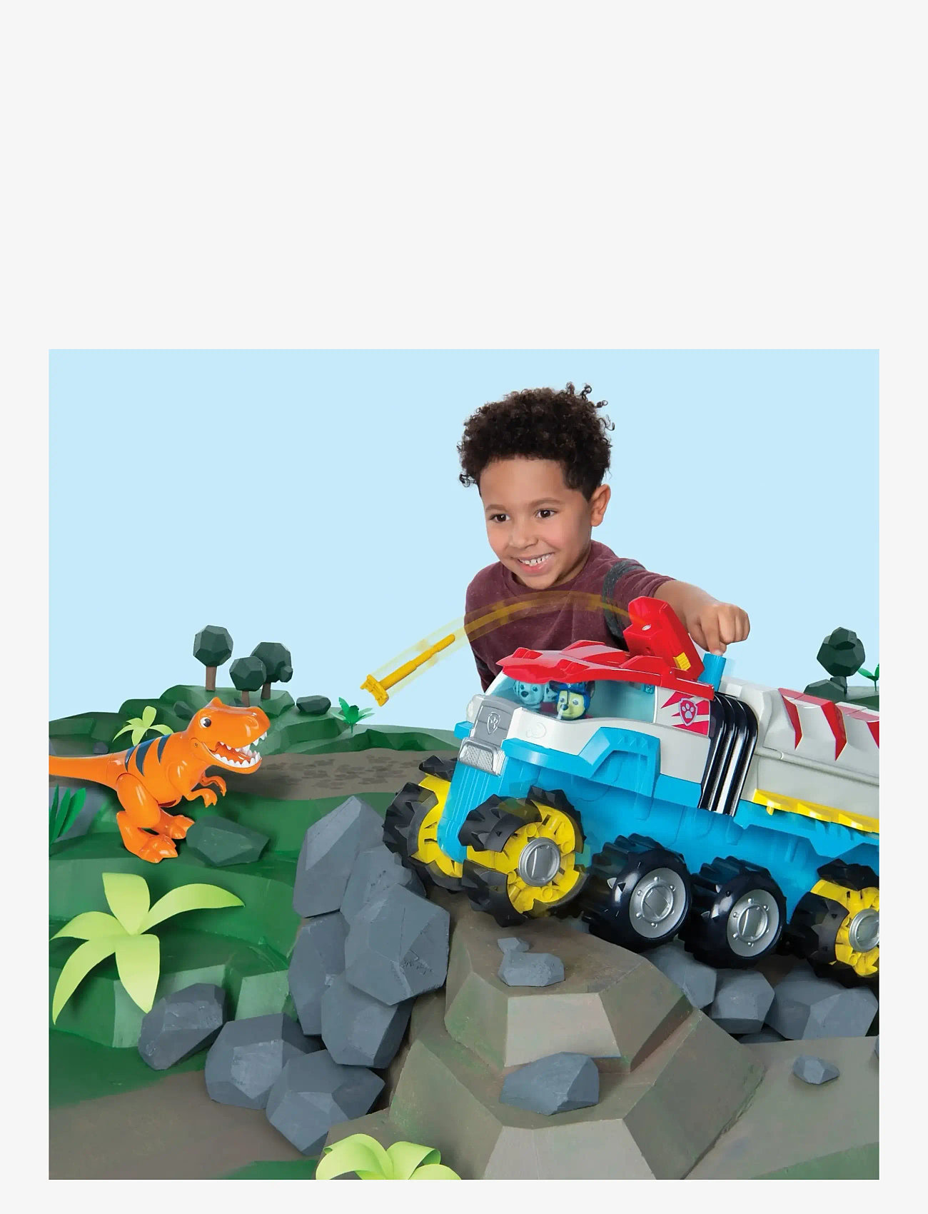 Paw Patrol - Paw Patrol Dino Patroller Team Vehicle - film- & eventyrsfigurer - muti - 2