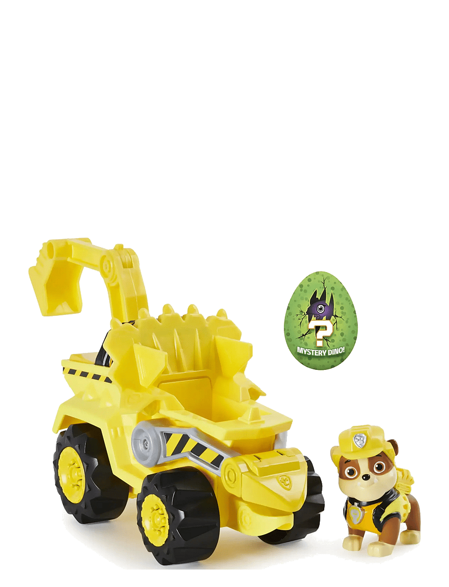 Paw Patrol - Paw Patrol Dino Deluxe Vehicles Rubble - byggekøretøjer - muti - 2