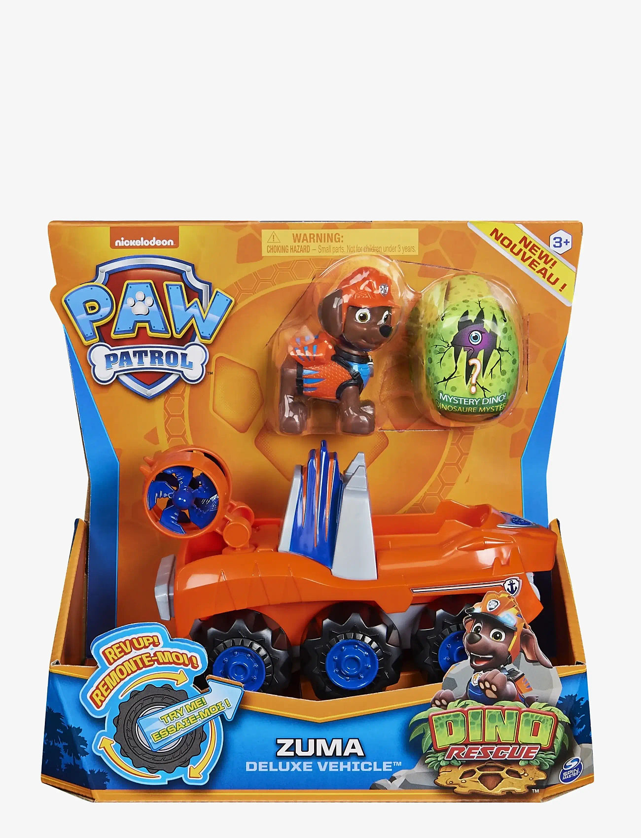 Paw Patrol - Paw Patrol Dino Deluxe Vehicles  Zuma - film- & eventyrsfigurer - muti - 0