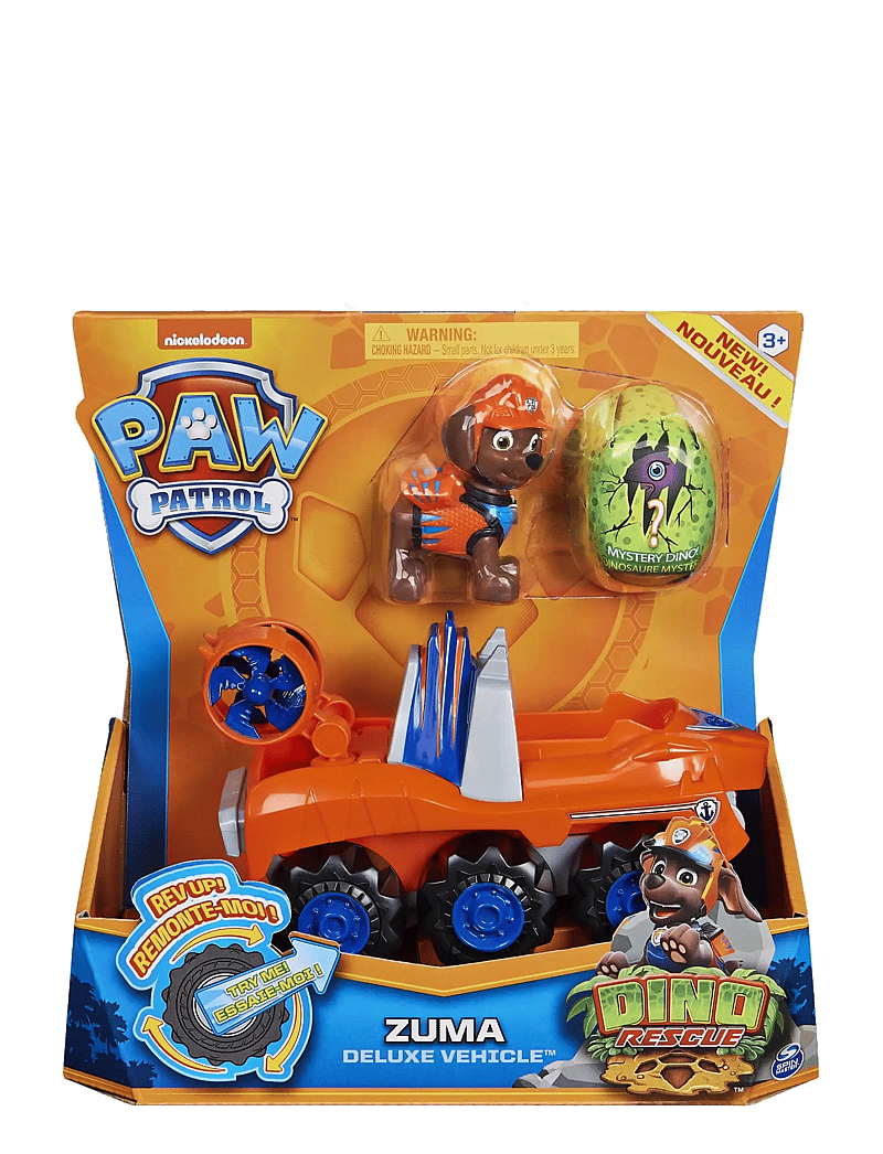 Paw Patrol - Paw Patrol Dino Deluxe Vehicles Zuma - film- & eventyrsfigurer - muti - 0