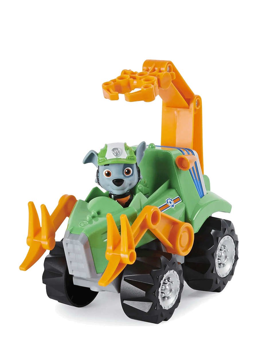 Paw Patrol - Paw Patrol Dino Deluxe Vehicles Rocky - legekøretøjer - muti - 2