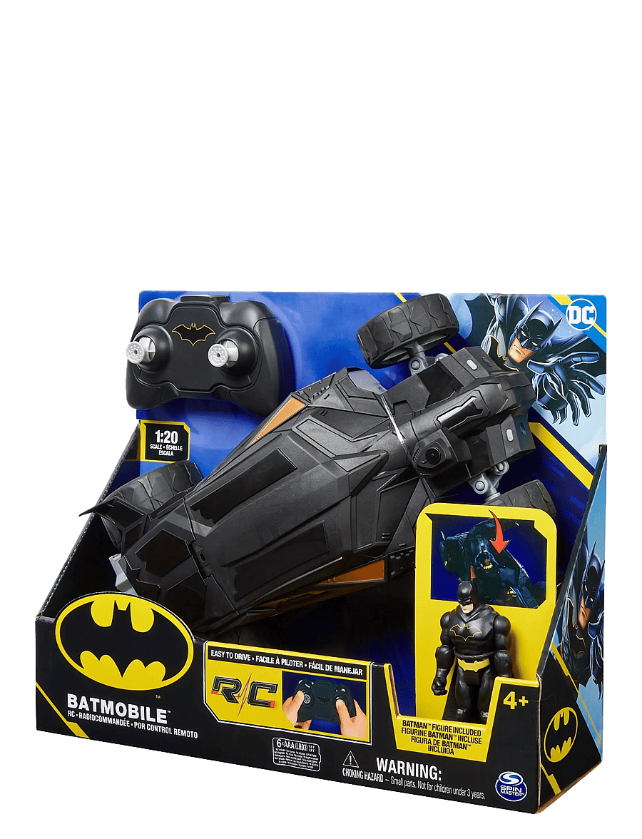 Batman - Batman Batmobile RC 1:20 - radiostyrda leksaker - multi - 4