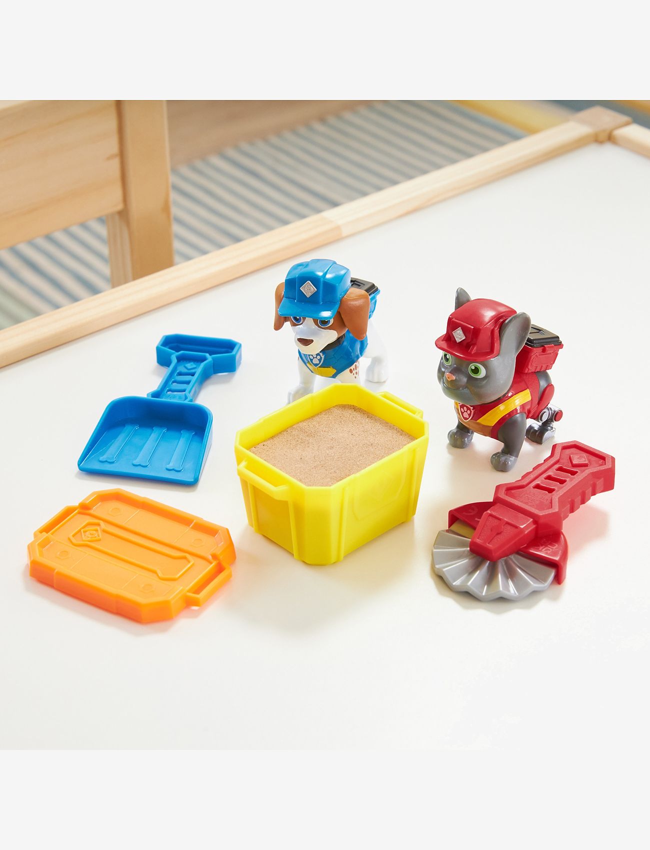 Paw Patrol - Rubble & Crew Figure 2 Pack - Charger & Wheeler - lekset - multi - 4