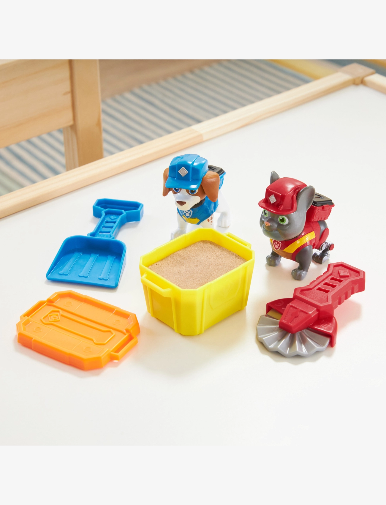 Paw Patrol - Rubble & Crew Figure 2 Pack - Charger & Wheeler - lekesett - multi - 4