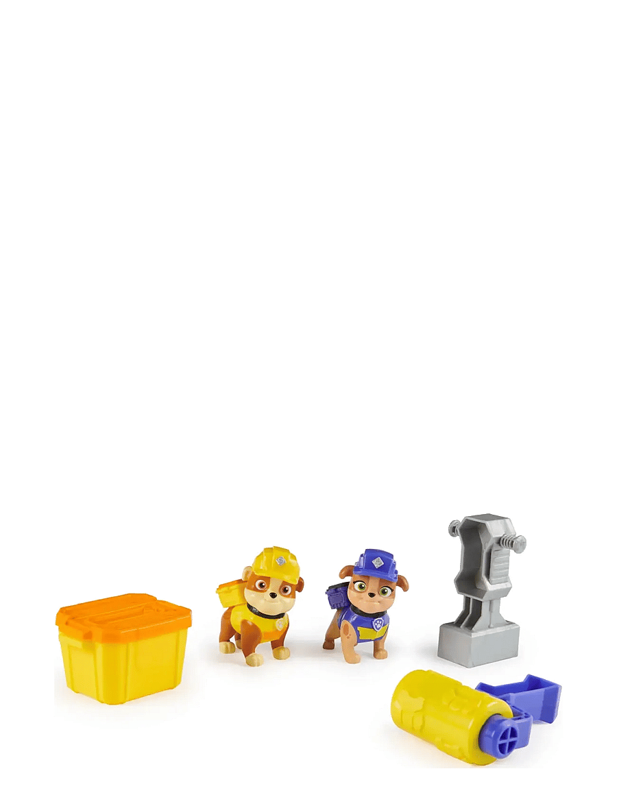 Paw Patrol - Rubble & Crew Figure 2 Pack - Rubble & Mix - dyr - multi - 1
