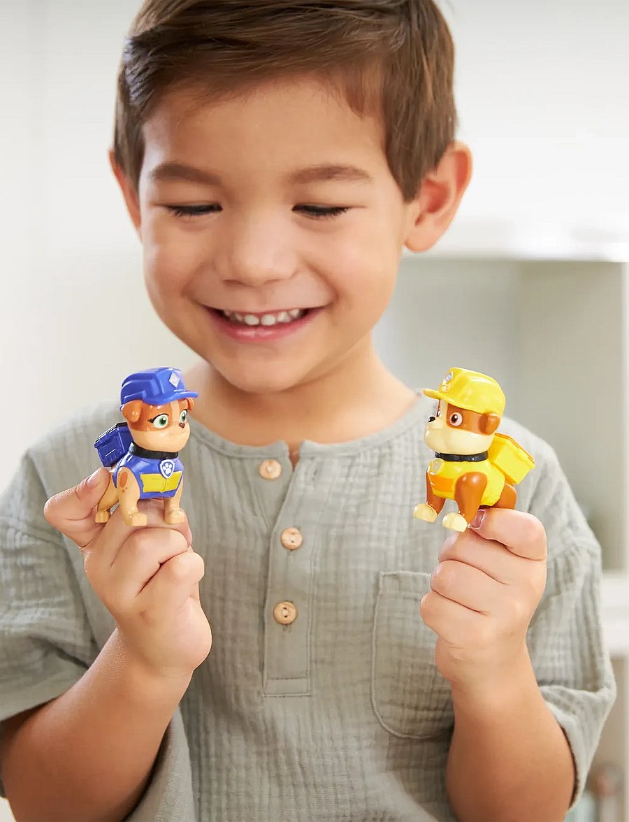 Paw Patrol - Rubble & Crew Figure 2 Pack - Rubble & Mix - dyr - multi - 0