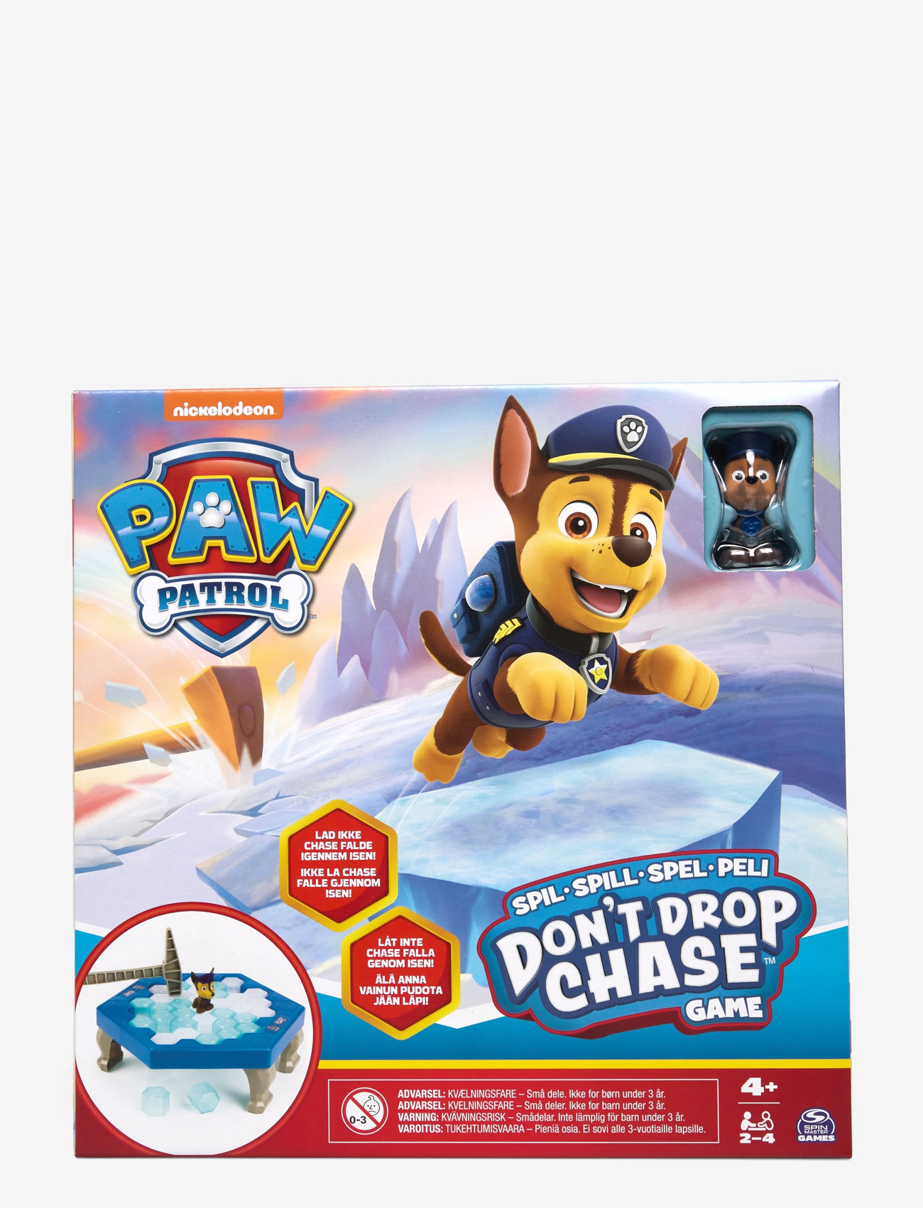 Paw Patrol - Paw Patrol Don't Drop Chase DK/NO/FI/SE - brætspil - multi - 0