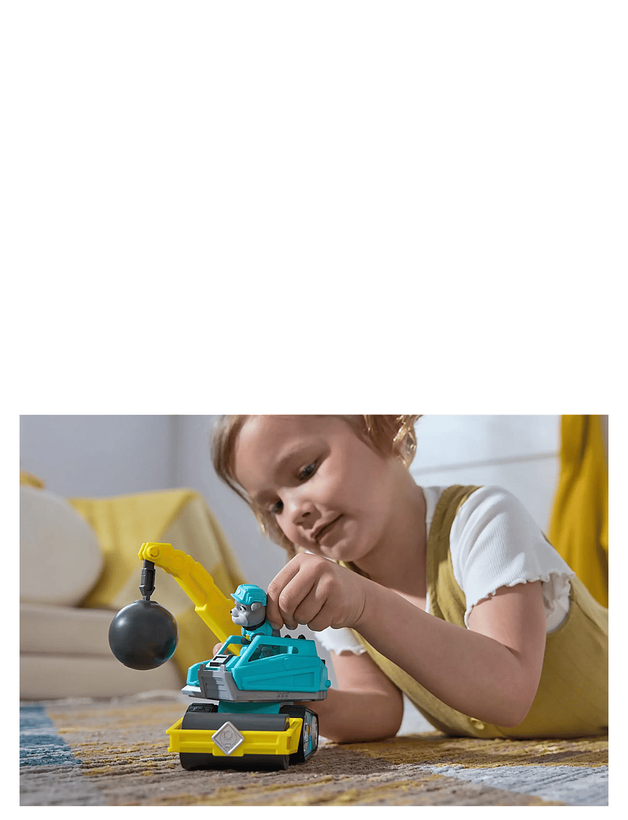 Paw Patrol - Rubble & Crew Core Vehicle - Motor - byggmaskiner - muti - 4
