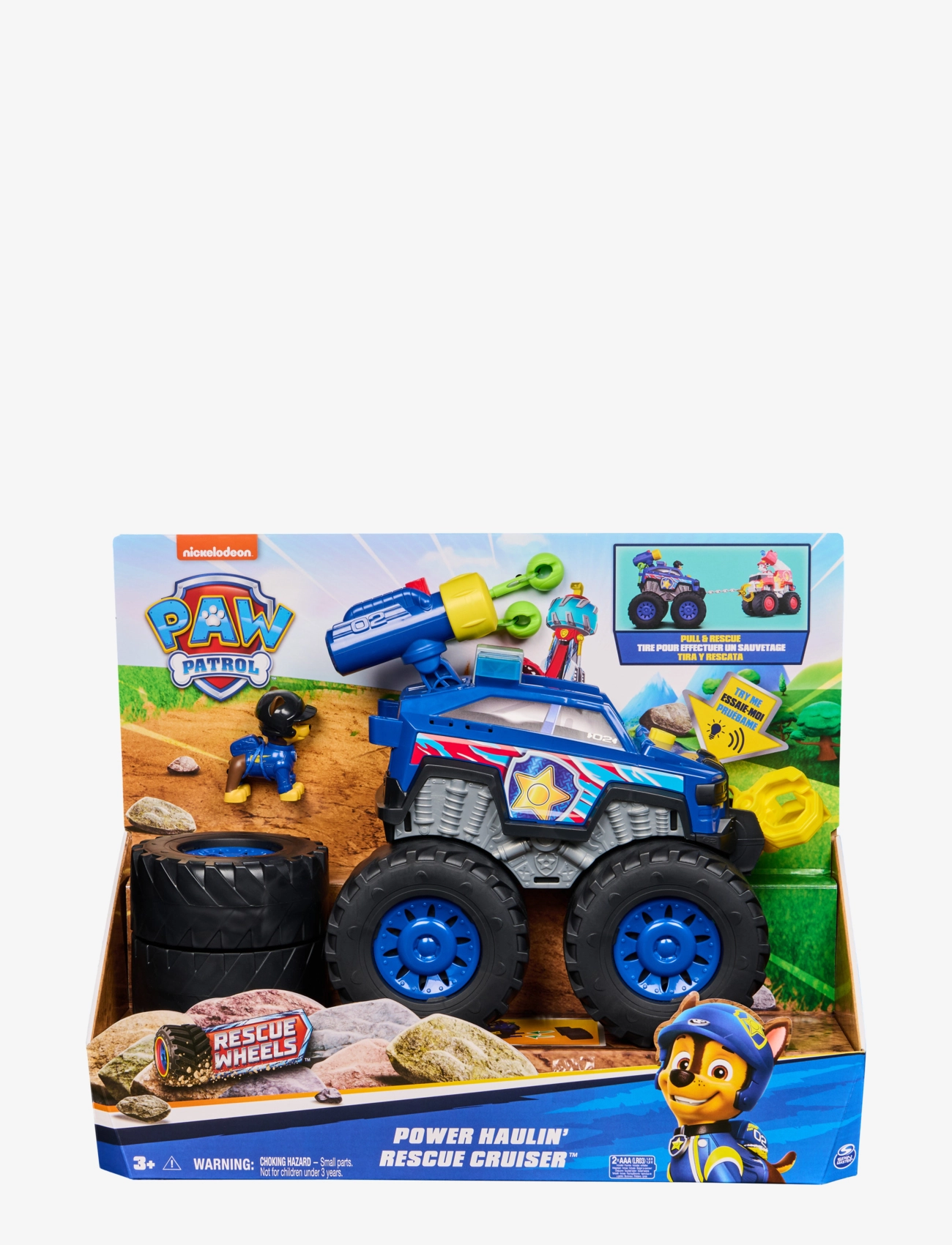 Paw Patrol Paw Patrol Rescue Wheels Power Haulin Cruiser, One Size, Blue, Legesæt Og Actionfigurer > Legesæt, Børn