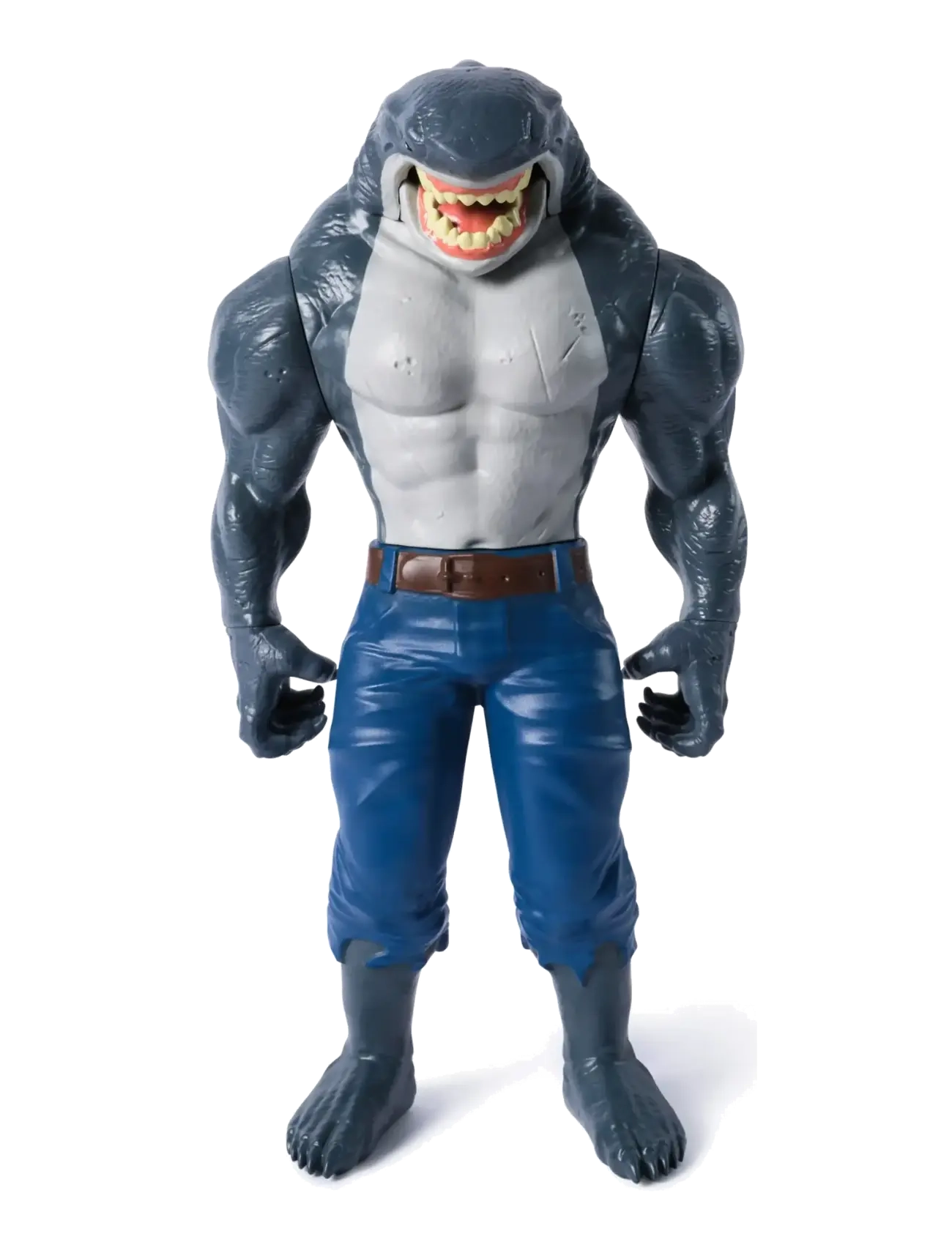 Batman Batman Giant Figures 30 cm - King Shark, One Size, Grey, Legesæt Og Actionfigurer > Film- Og Eventyrfigurer, Børn