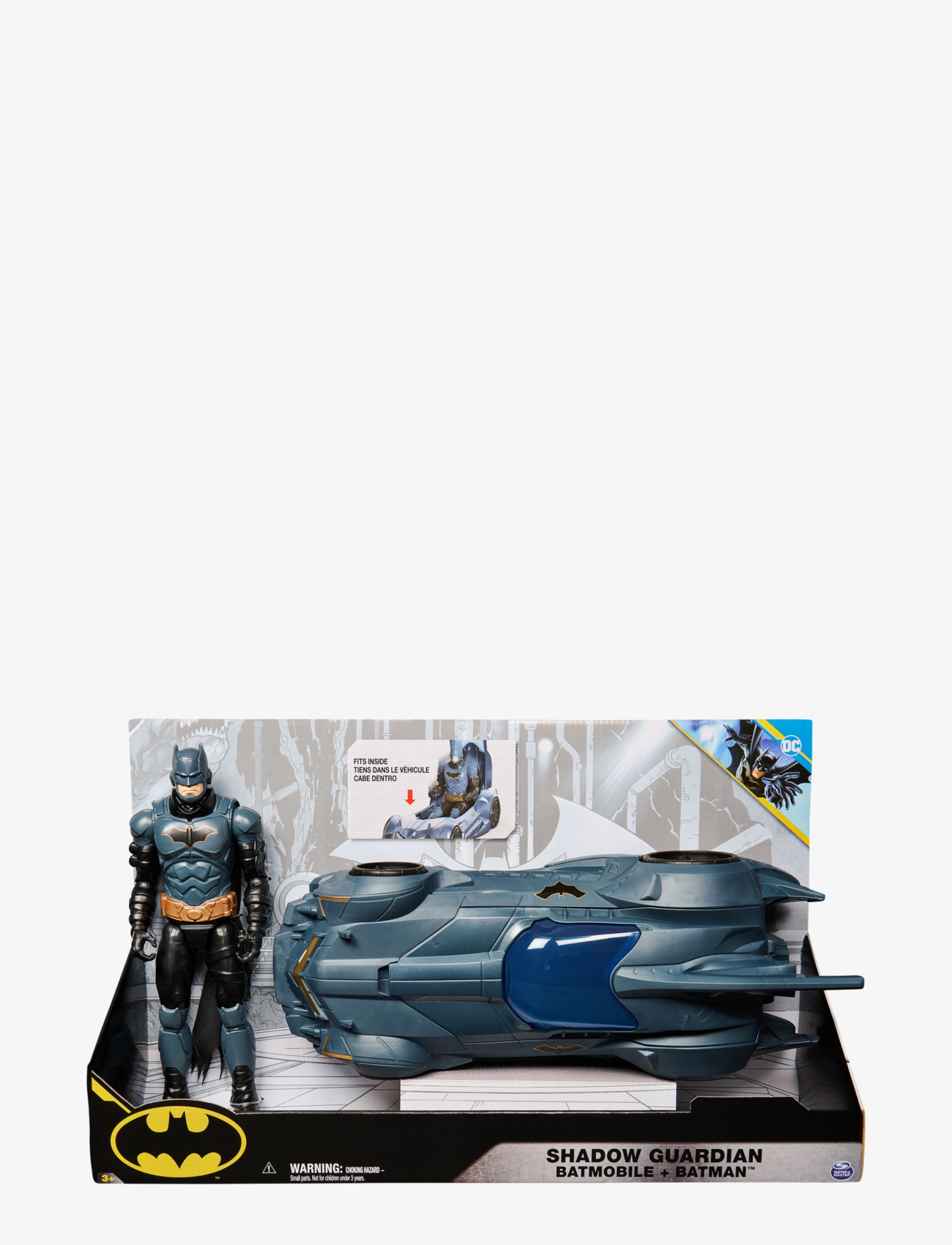 Batman Batmobile W. 30 Cm Figure, Børn, Action Figures, Multi/mønstret, Str: ONE SIZE