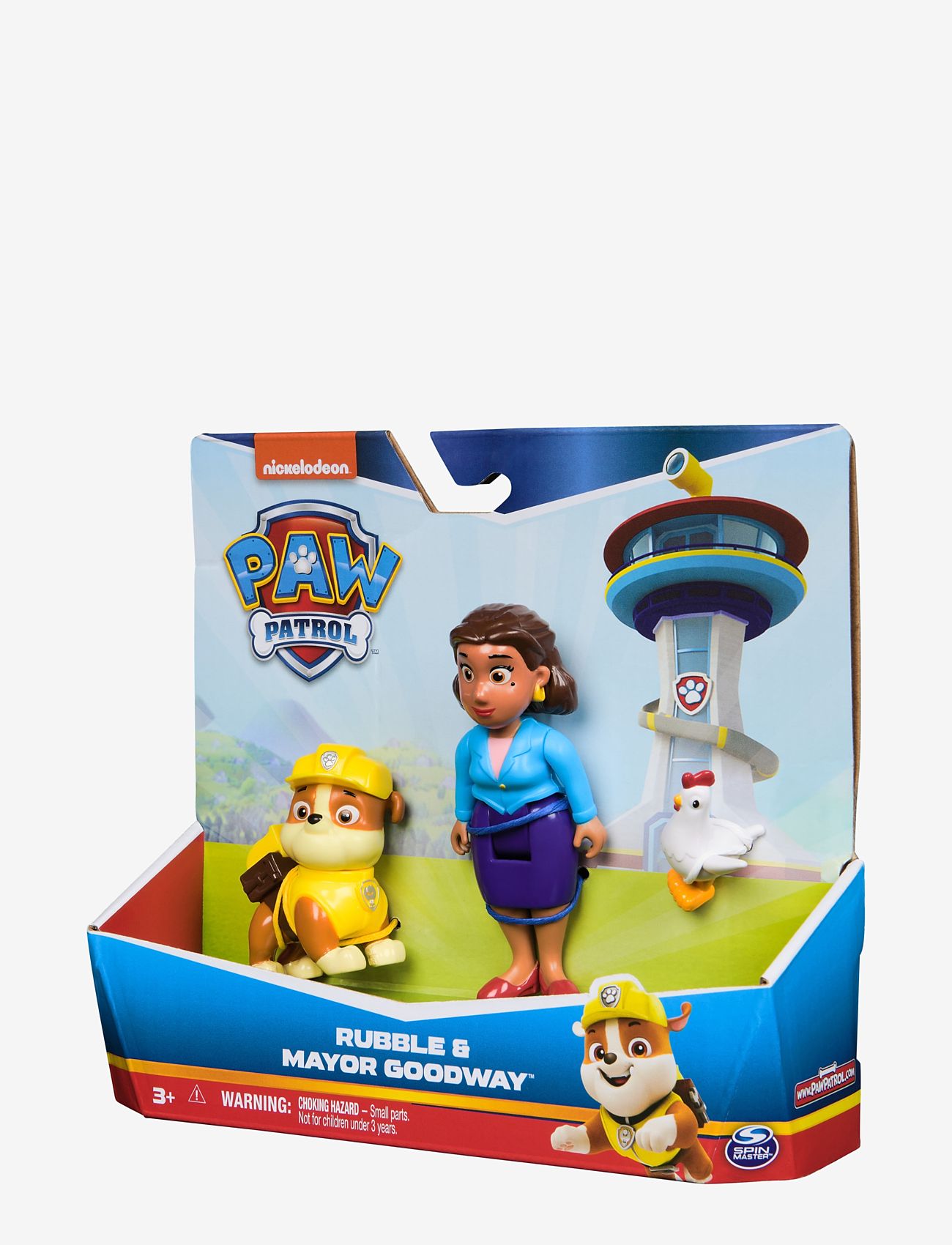 Paw Patrol - Paw Patrol Hero Pup - Mayor Goodway & Rubble - legesæt - multi - 3
