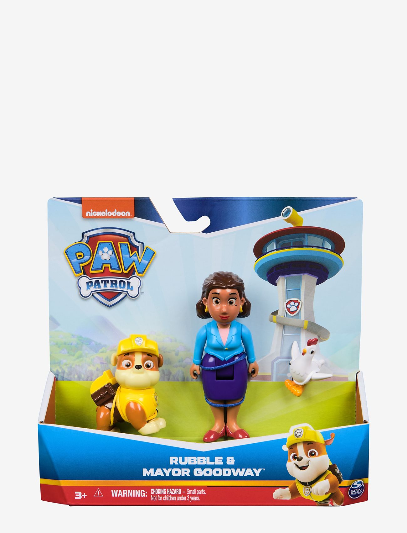 Paw Patrol - Paw Patrol Hero Pup - Mayor Goodway & Rubble - legesæt - multi - 4