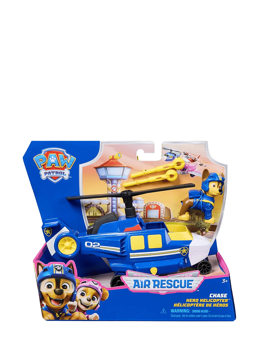 Paw Patrol - Paw Patrol Air Rescue Themed Vehicle - Chase - kvikmynda- og ævintýrapersónur - muti - 0