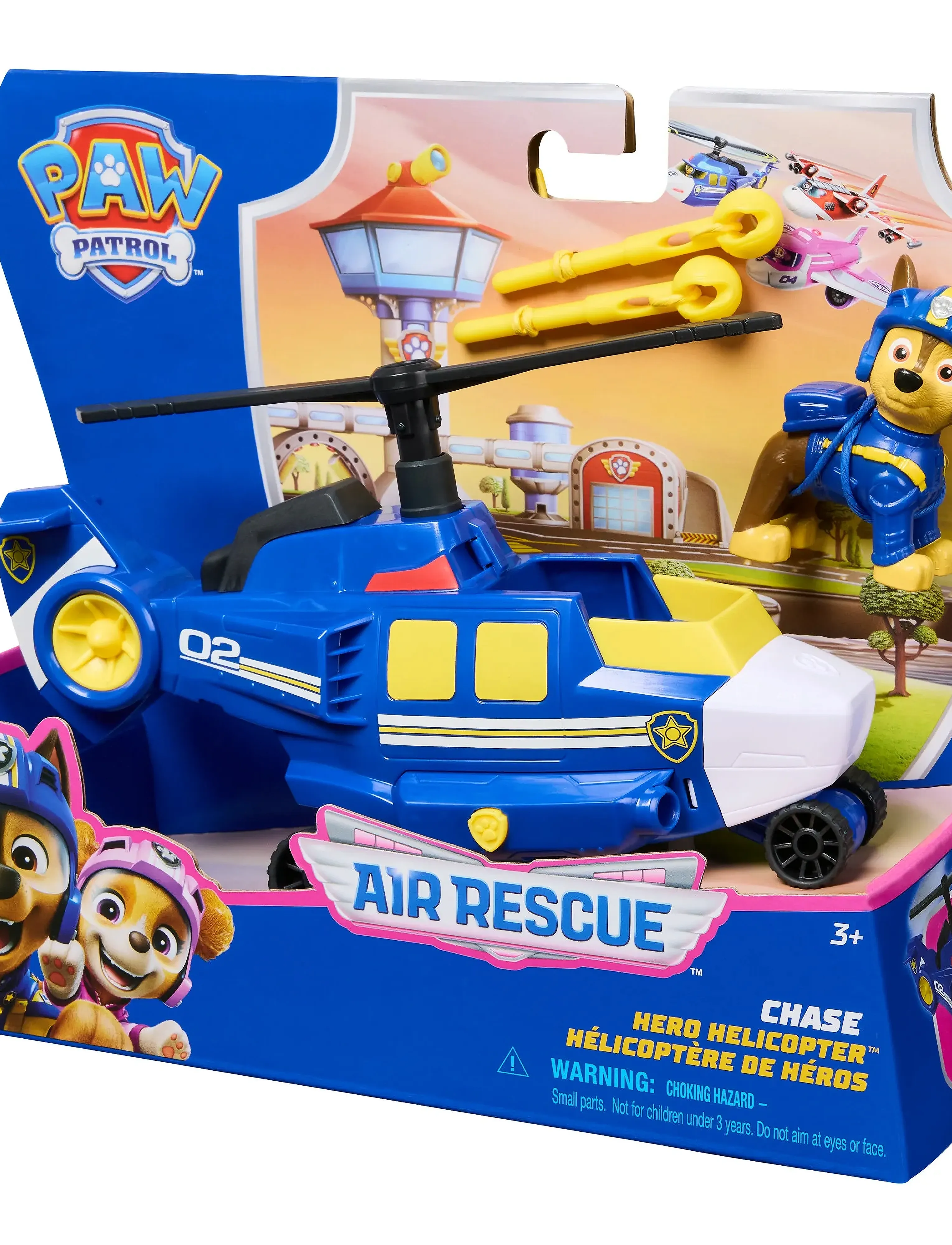 Paw Patrol - Paw Patrol Air Rescue Themed Vehicle - Chase - film- & eventyrsfigurer - muti - 4