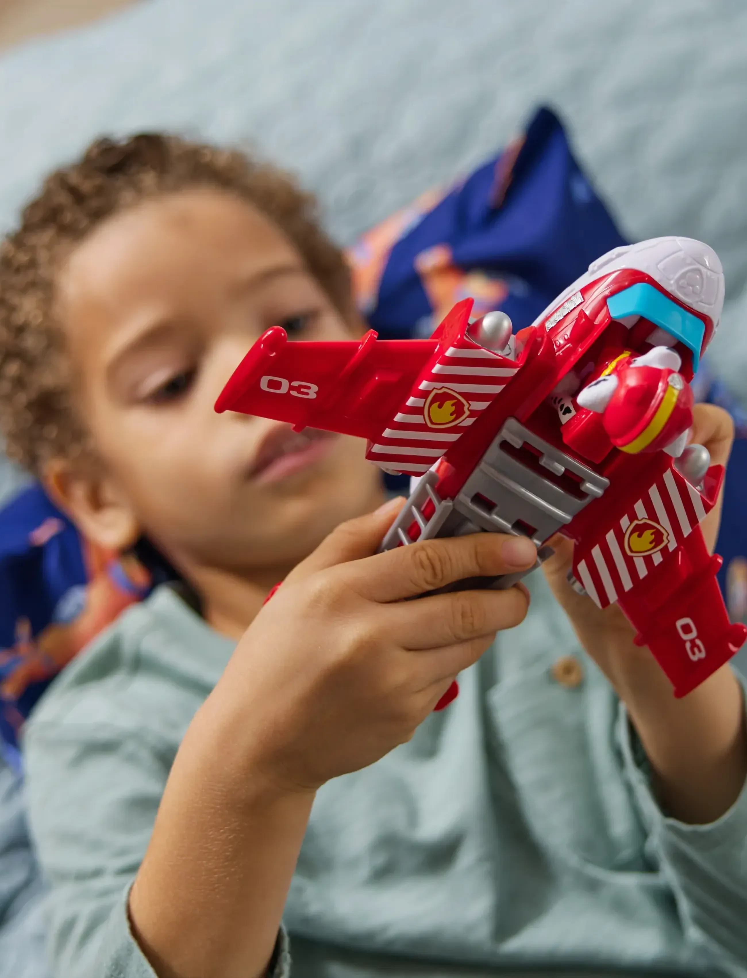 Paw Patrol - Paw Patrol Air Rescue Themed Vehicle - Marshall - film- & eventyrsfigurer - muti - 5