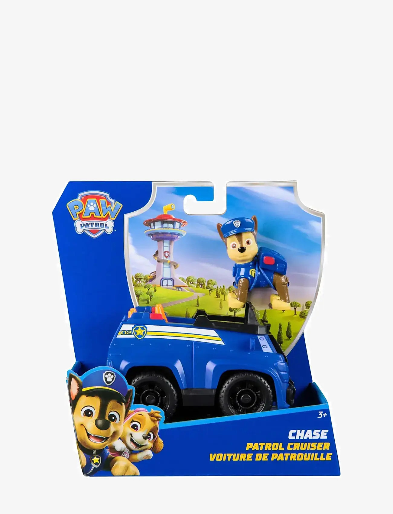 Paw Patrol - Paw Patrol Basic Vehicle 2.0 - Chase - film & sagofigurer - muti - 0