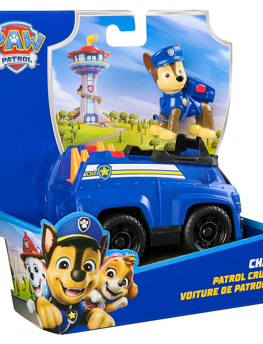 Paw Patrol - Paw Patrol Basic Vehicle 2.0 - Chase - film & sagofigurer - muti - 5