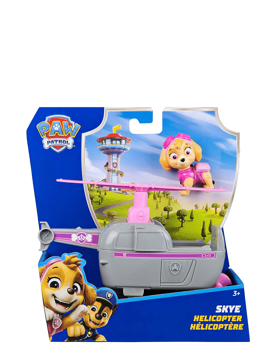 Paw Patrol - Paw Patrol Basic Vehicle 2.0 - Skye - kvikmynda- og ævintýrapersónur - muti - 0