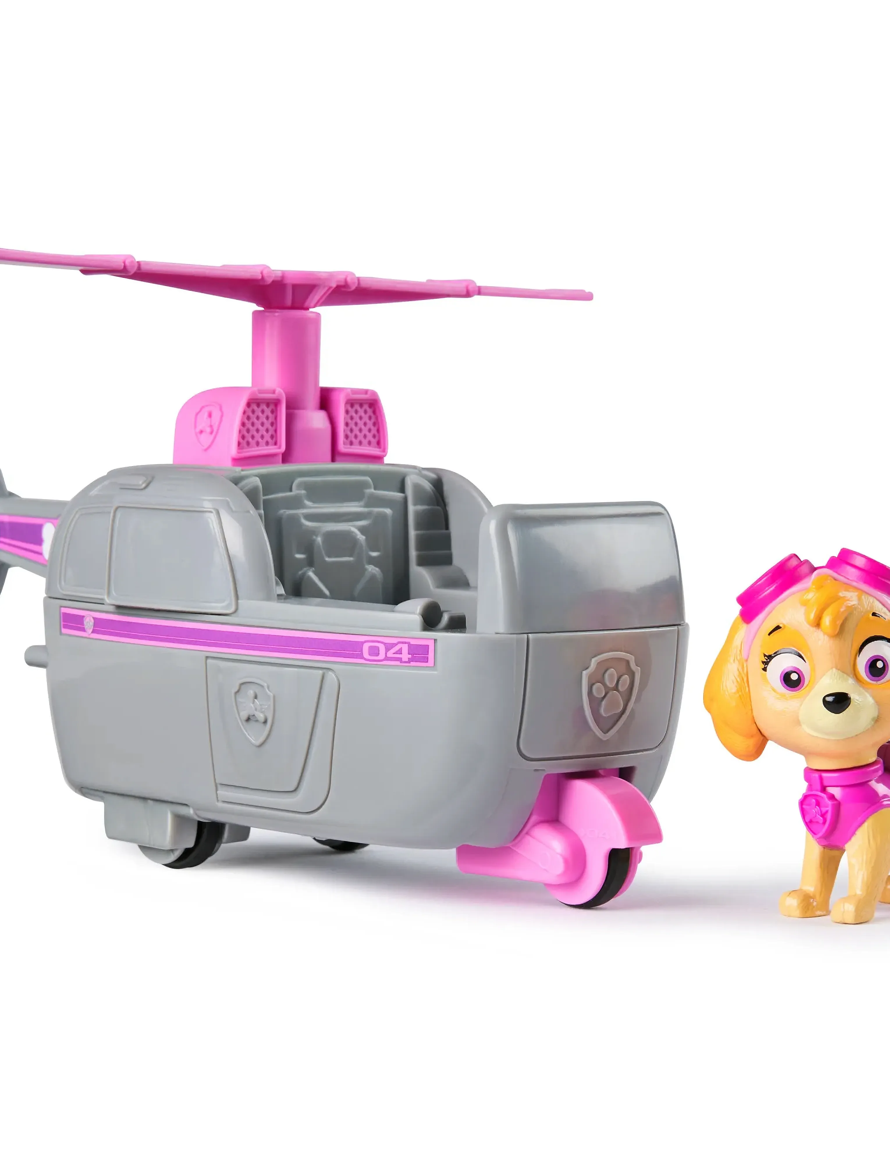 Paw Patrol - Paw Patrol Basic Vehicle 2.0 - Skye - kvikmynda- og ævintýrapersónur - muti - 1