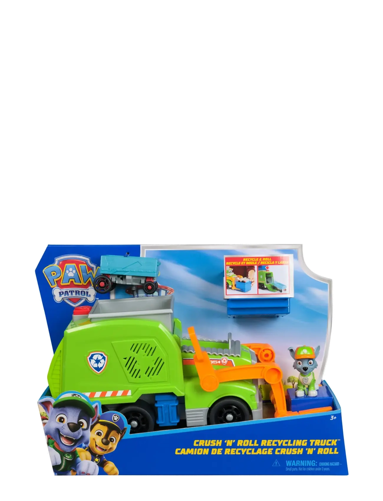 Ryhmä Hau Paw Patrol Rocky Crush N' Roll Recycling Truck - Lelusetit & figuurit - MUTI / multi
