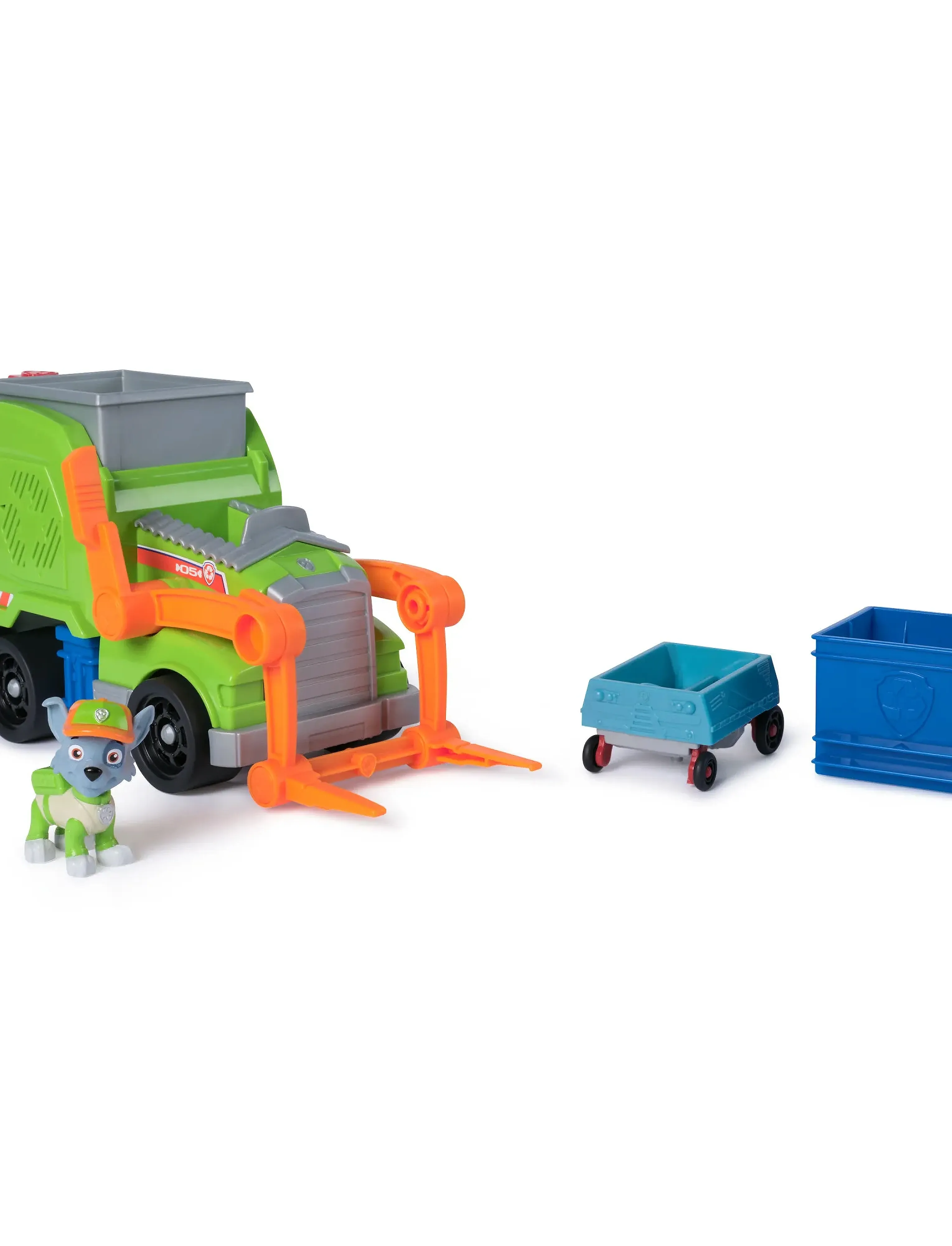 Paw Patrol - Paw Patrol Rocky Crush N' Roll Recycling Truck - film- & eventyrsfigurer - muti - 2