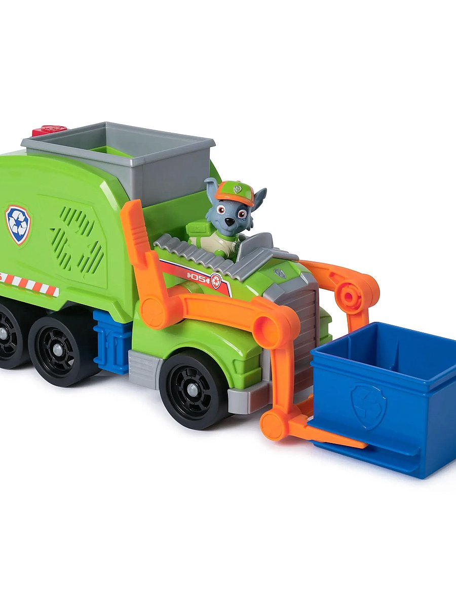 Paw Patrol - Paw Patrol Rocky Crush N' Roll Recycling Truck - kvikmynda- og ævintýrapersónur - muti - 3