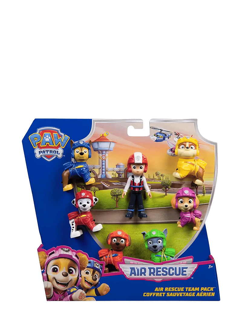 Paw Patrol - Paw Patrol Air Rescue 7 Figure Pack - kvikmynda- og ævintýrapersónur - muti - 0