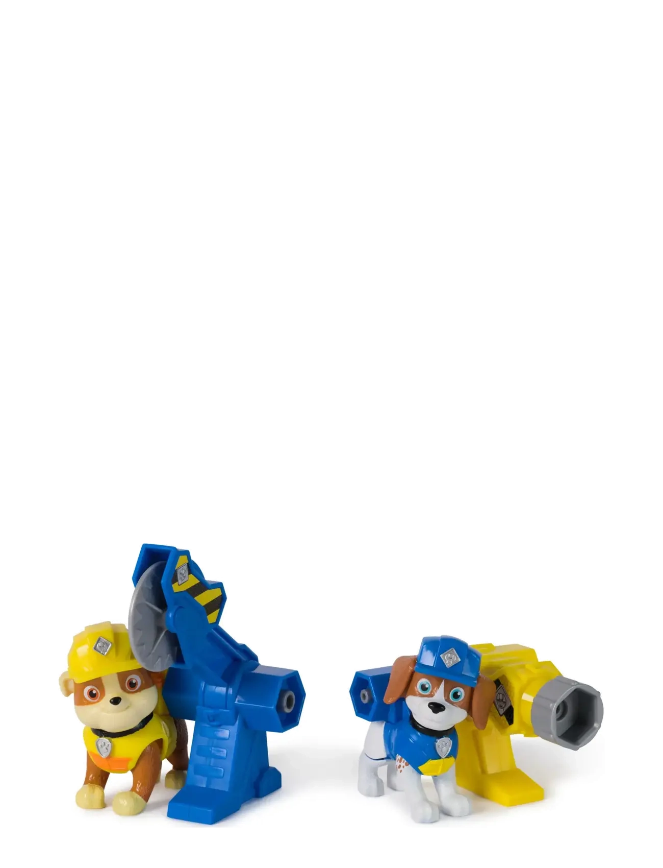 Paw Patrol Rubble & Crew Power Tool Pups 2 Pack, Play Sæt, Multi/mønstret, Str: ONE SIZE