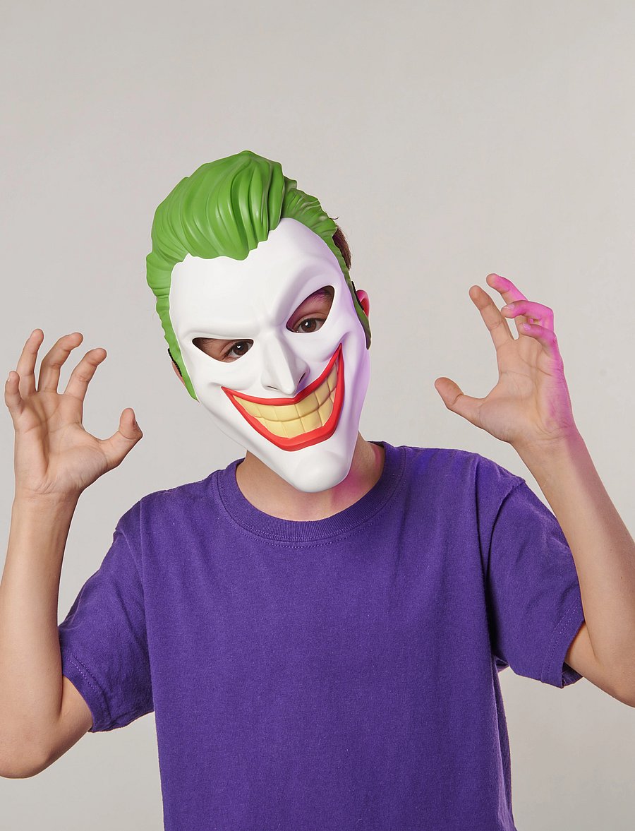 Batman - Batman Hero Mask - The Joker - fylgihlutir fyrir búninga - multi - 0