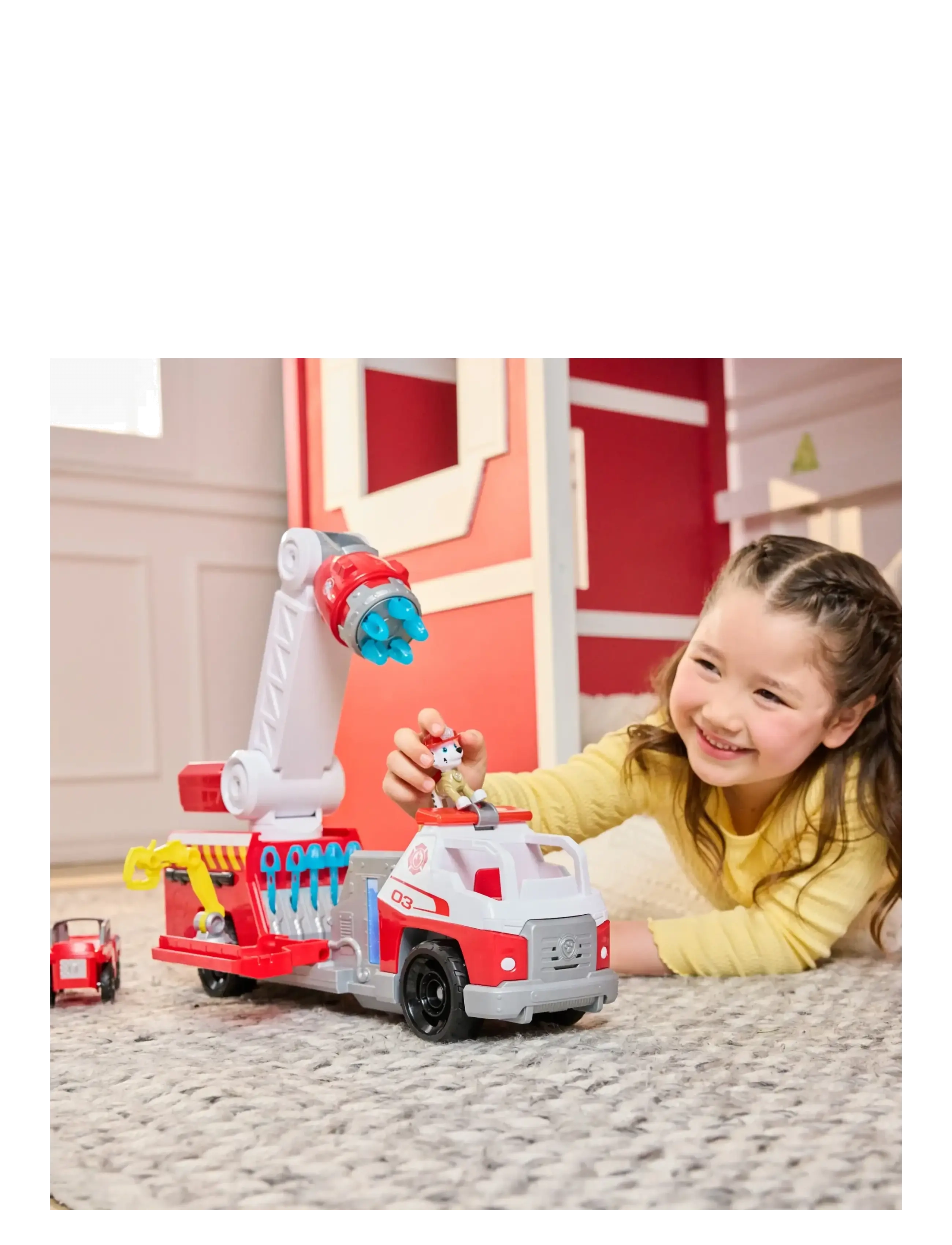 Paw Patrol - Paw Patrol Fire Rescue Deluxe Firetruck - brannbiler - muti - 5