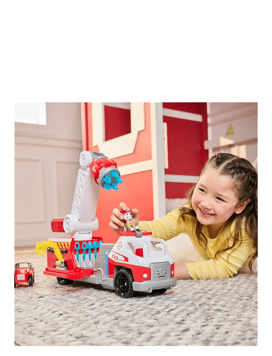 Paw Patrol - Paw Patrol Fire Rescue Deluxe Firetruck - brandbilar - muti - 5